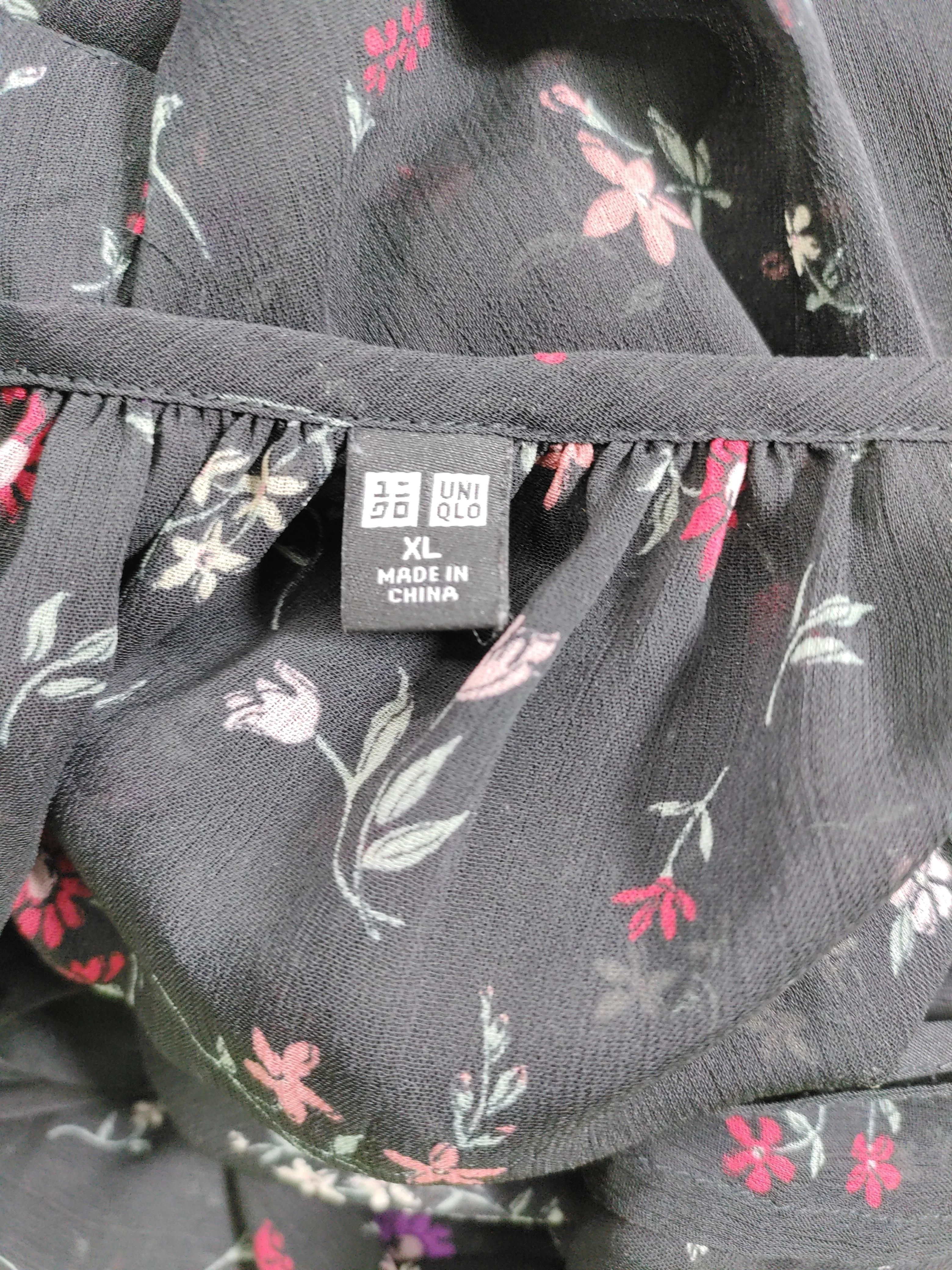 Uniqlo T-Shirt Maxi Dress XL in Black - Image 5