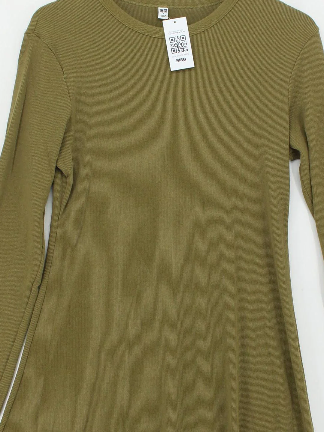 Uniqlo T-Shirt Midi Dress M in Green - Image 3