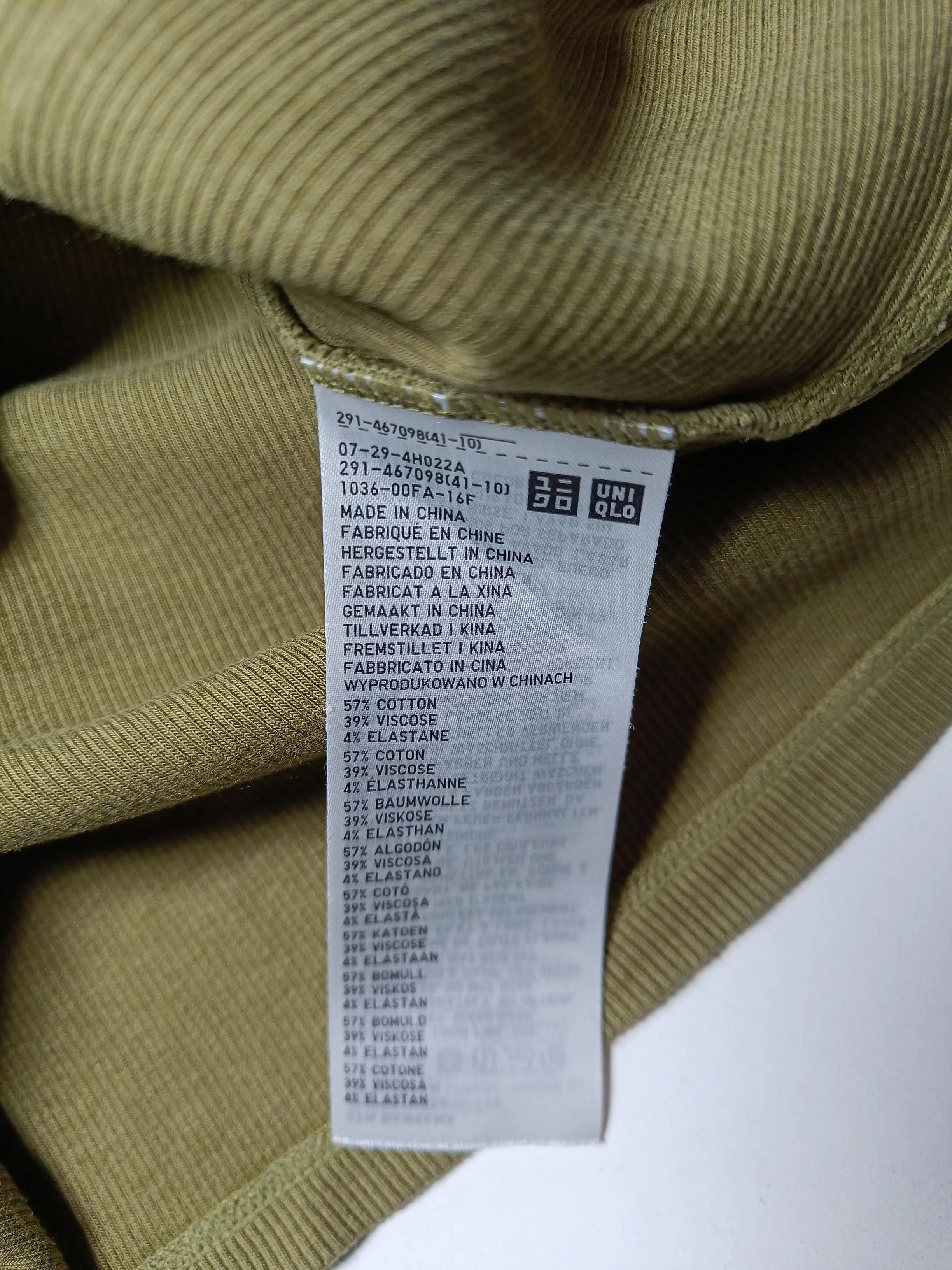 Uniqlo T-Shirt Midi Dress M in Green - Image 6