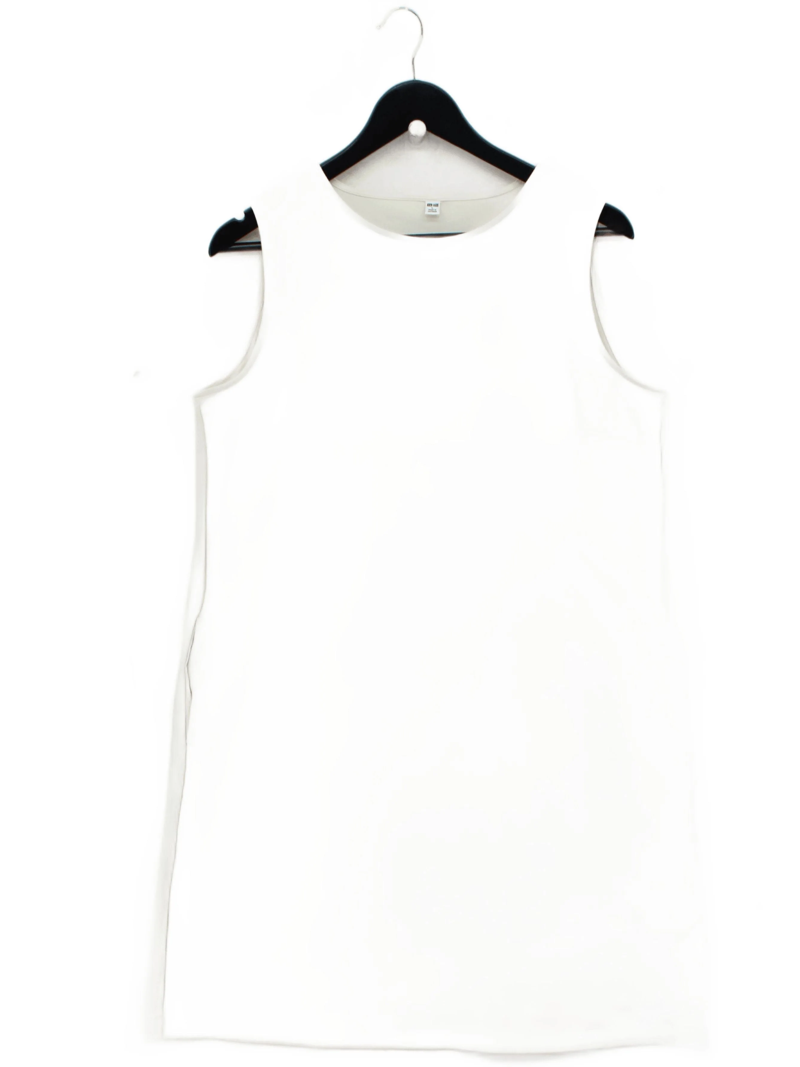 Uniqlo Tank Mini Dress L in Cream