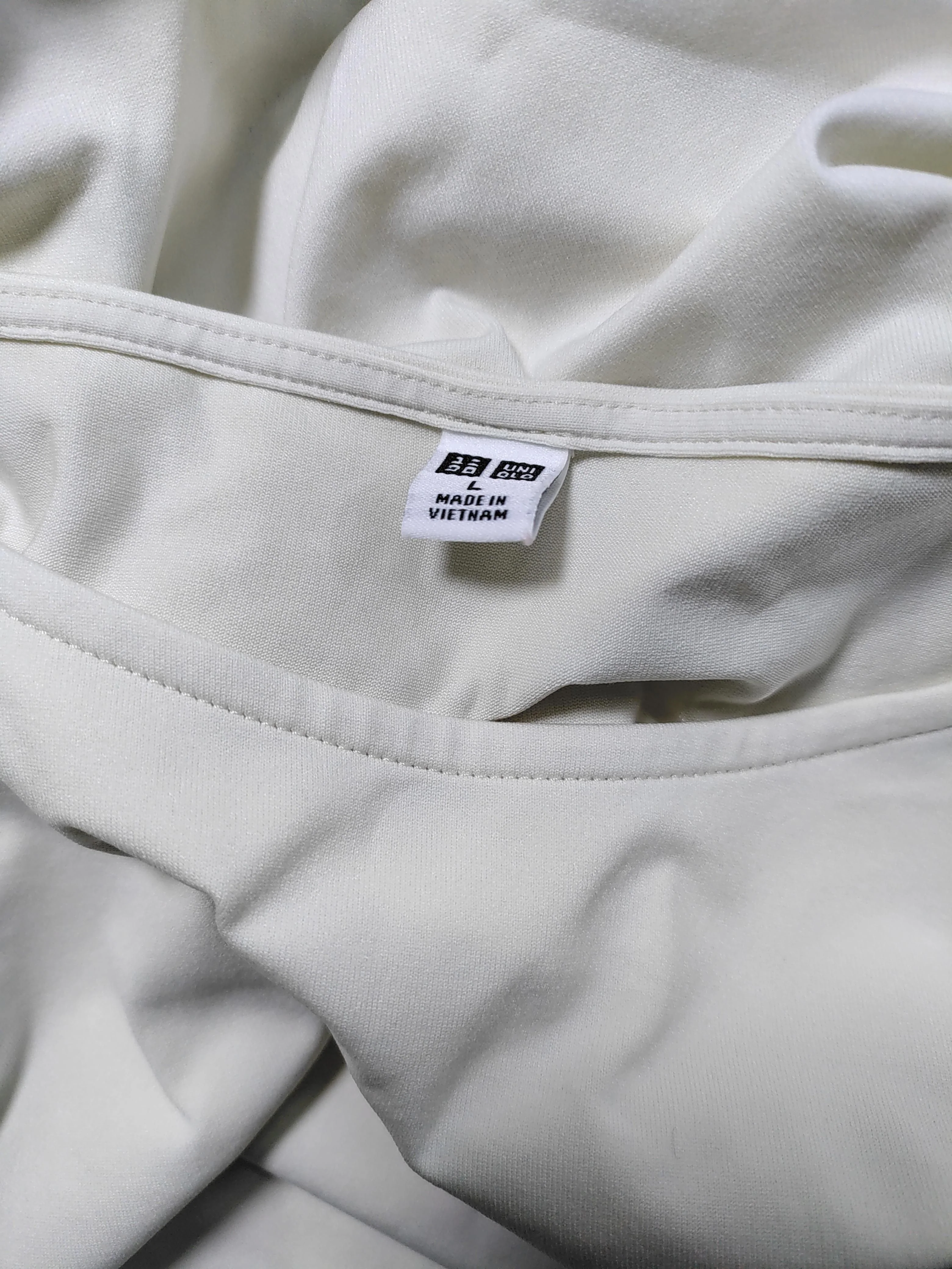 Uniqlo Tank Mini Dress L in Cream - Image 5