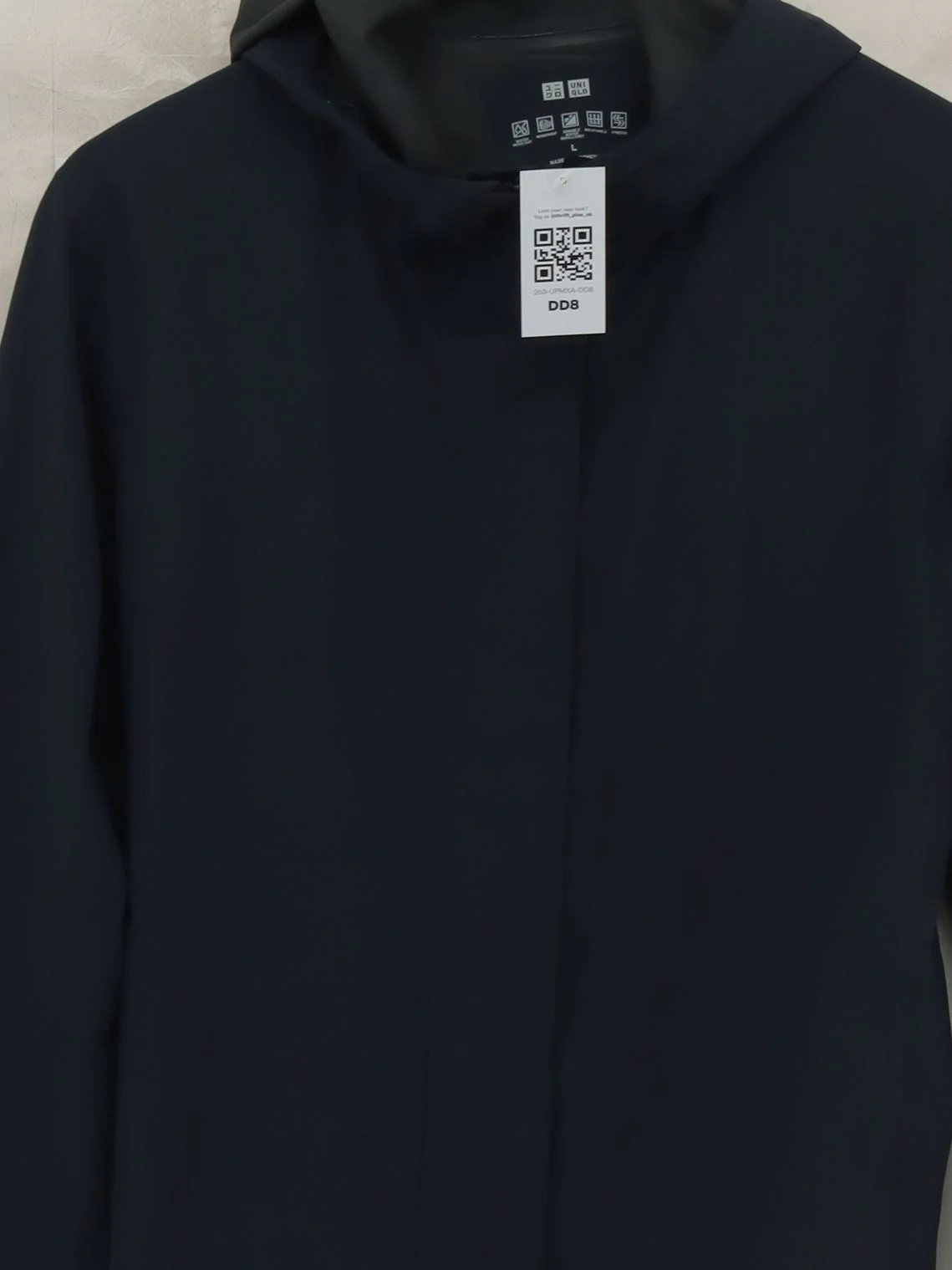 Uniqlo Windbreaker jacket blue - Image 3