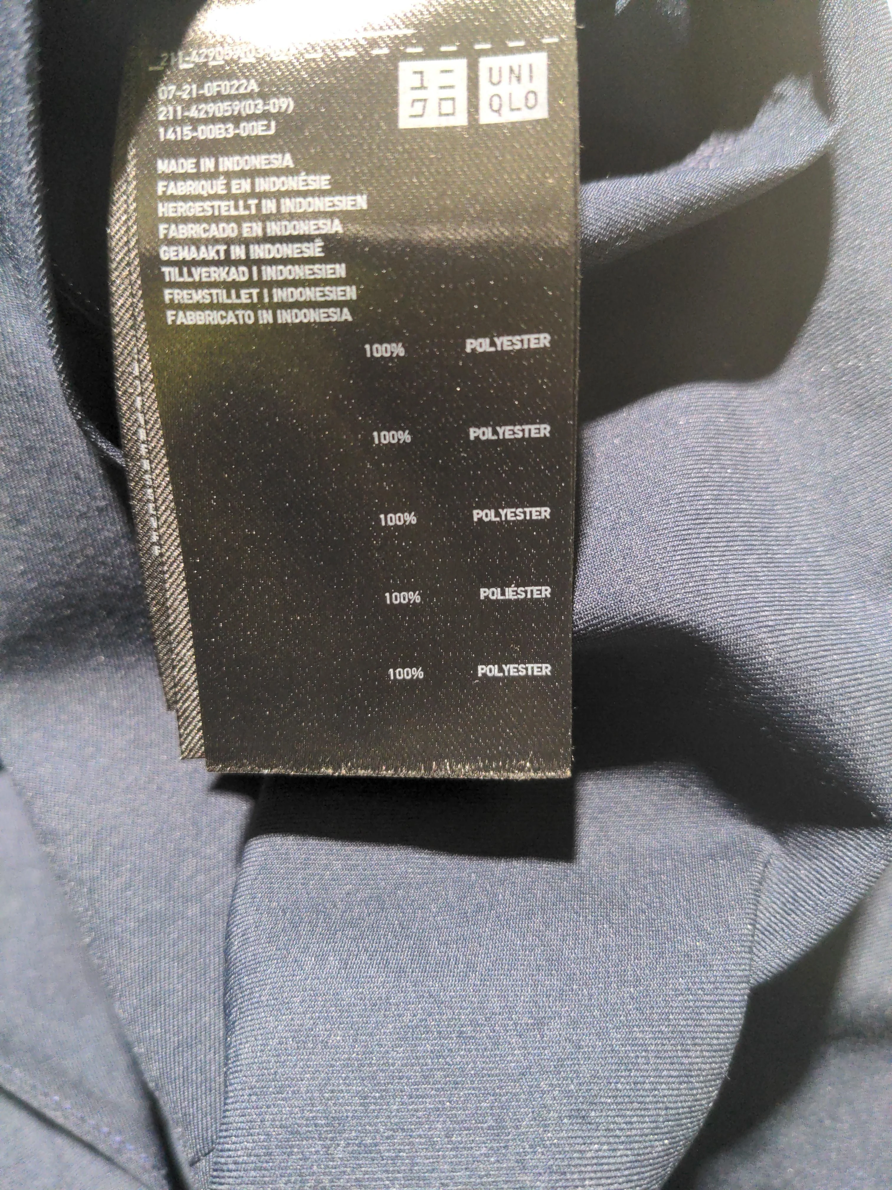 Uniqlo Windbreaker jacket blue - Image 6
