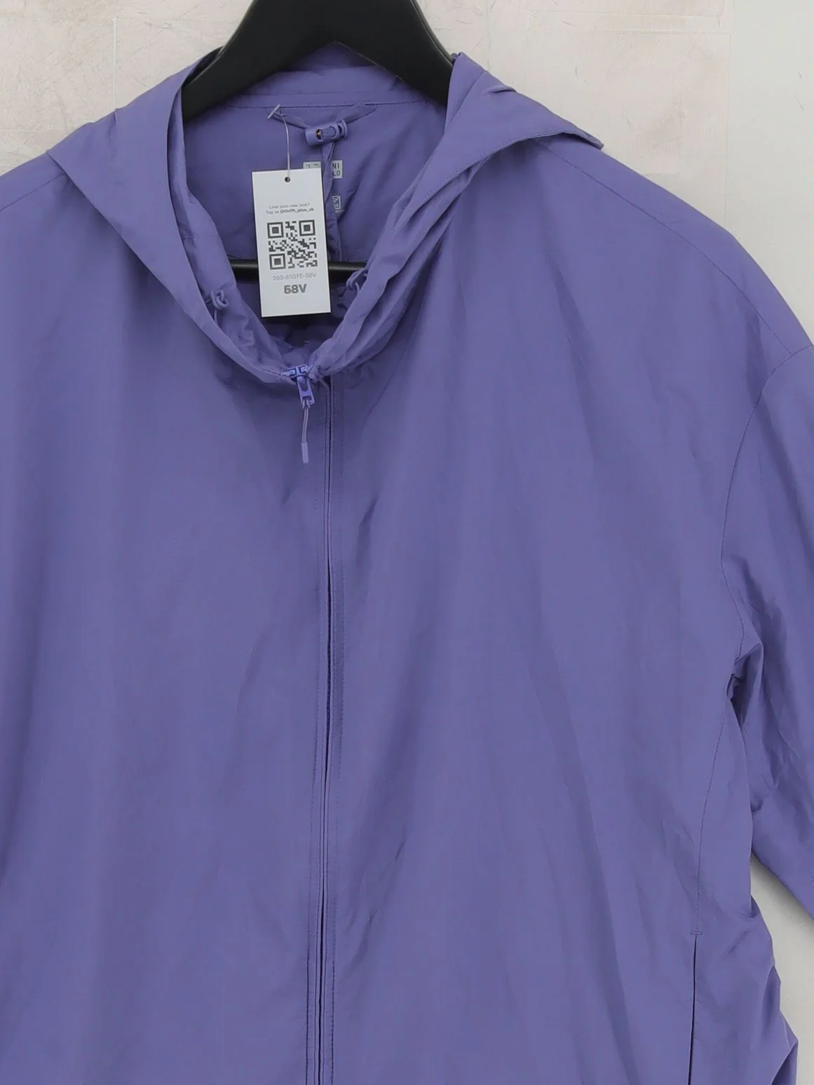 Uniqlo Windbreaker jacket purple - Image 3