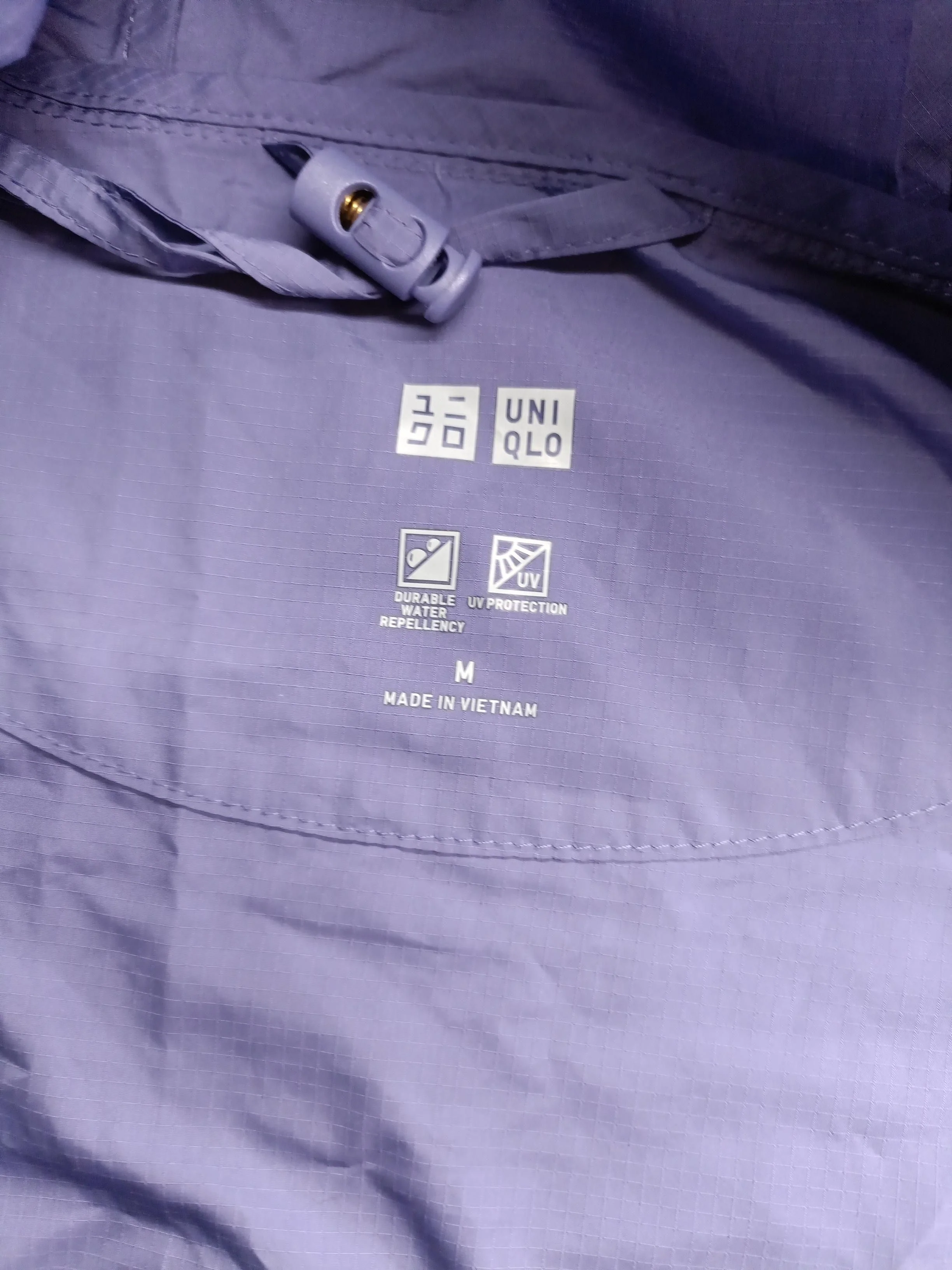 Uniqlo Windbreaker jacket purple - Image 6