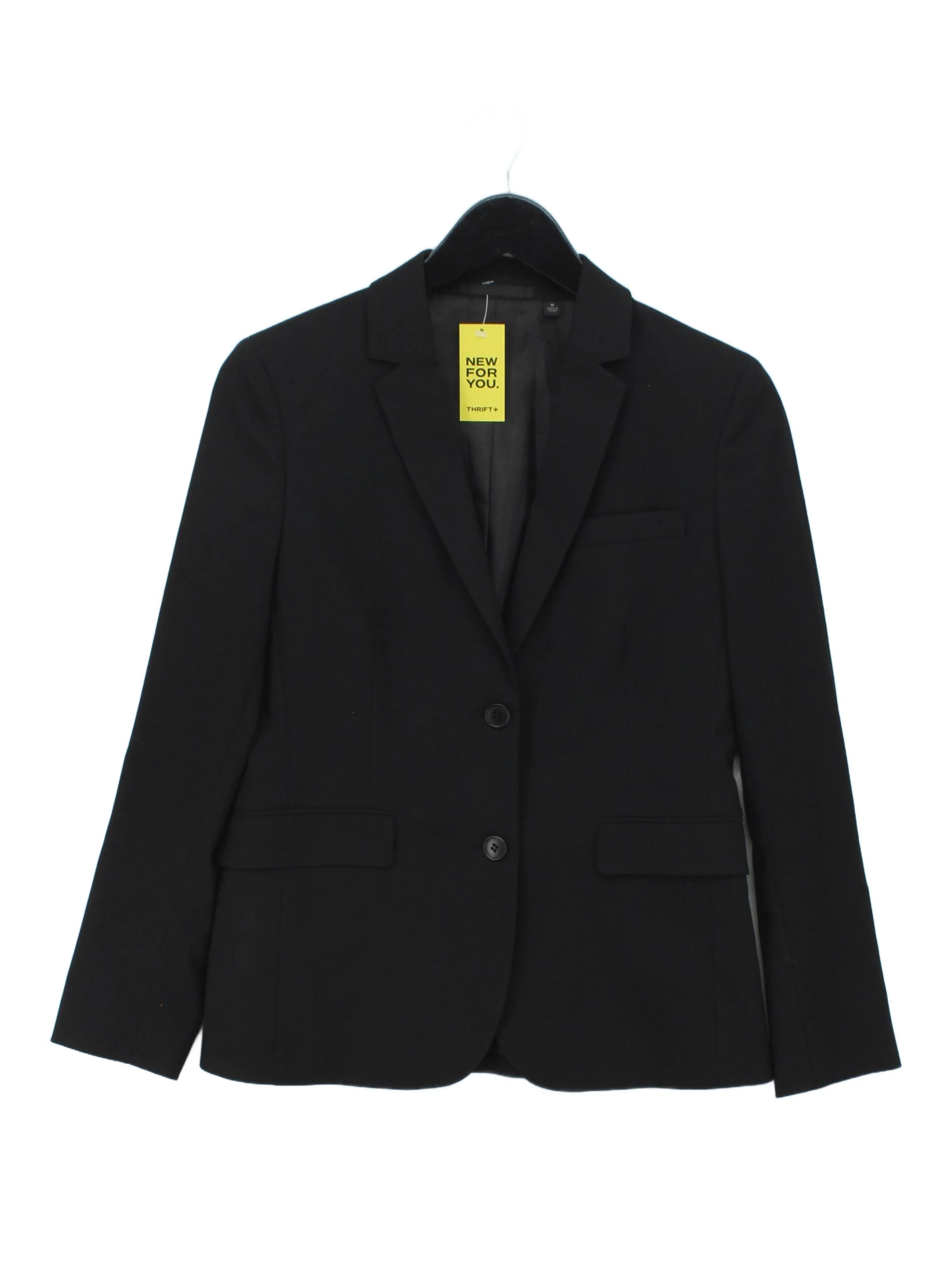 Uniqlo Women's Blazer M Black 100% Other Overcoat