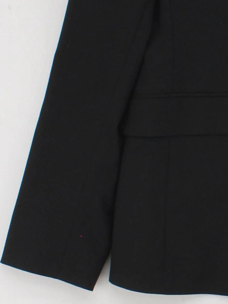 Uniqlo Women's Blazer M Black 100% Other Overcoat - Image 4