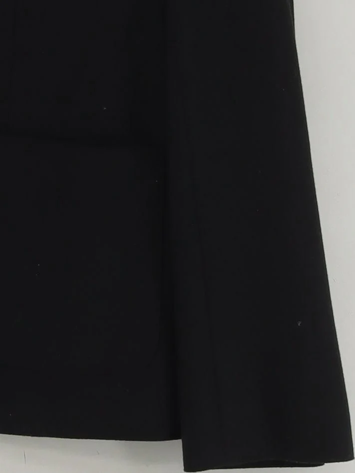 Uniqlo Women's Blazer S Black Polyester with Cotton, Polyester Overcoat - Image 4