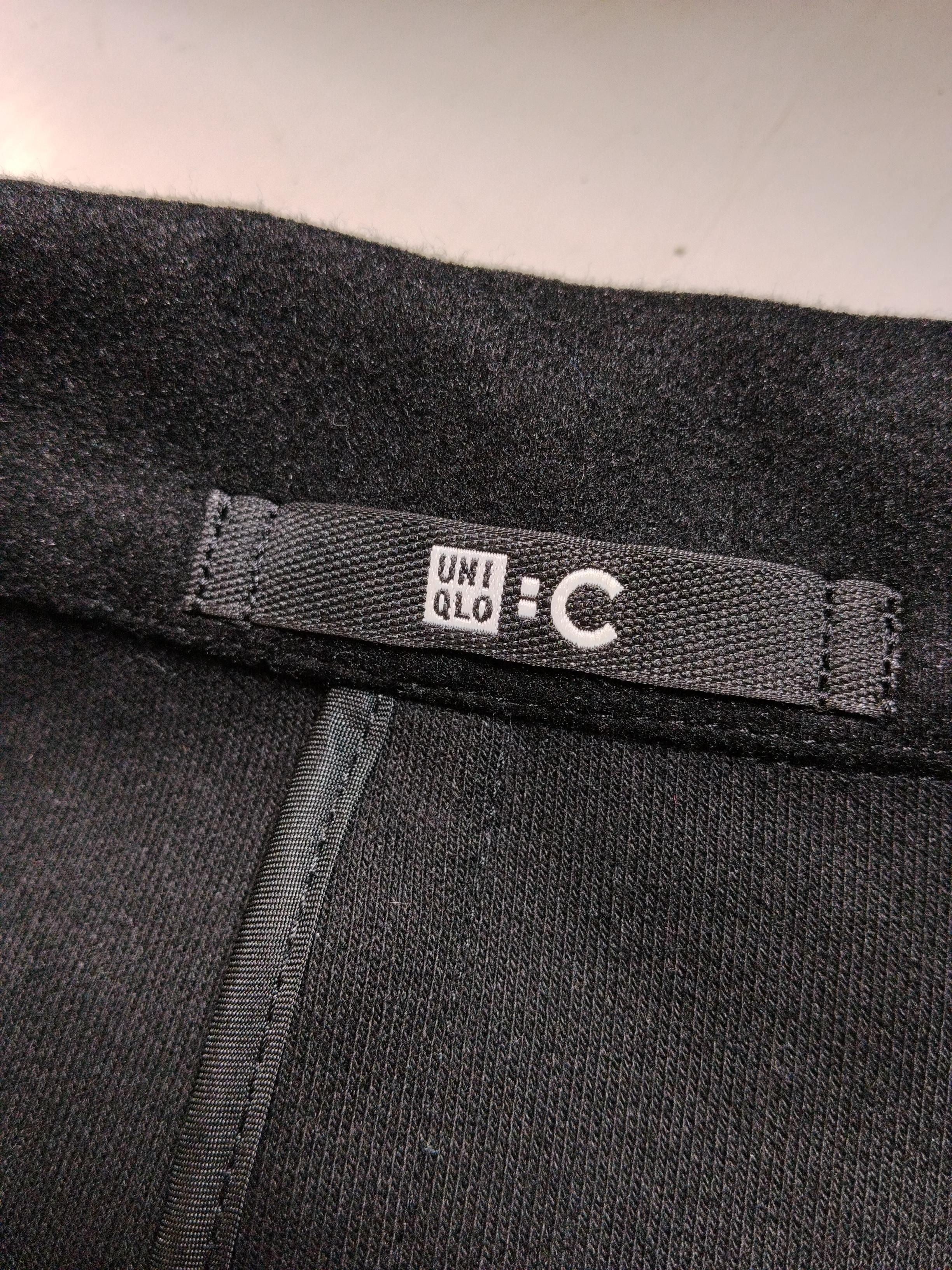 Uniqlo Women's Blazer S Black Polyester with Cotton, Polyester Overcoat - Image 5