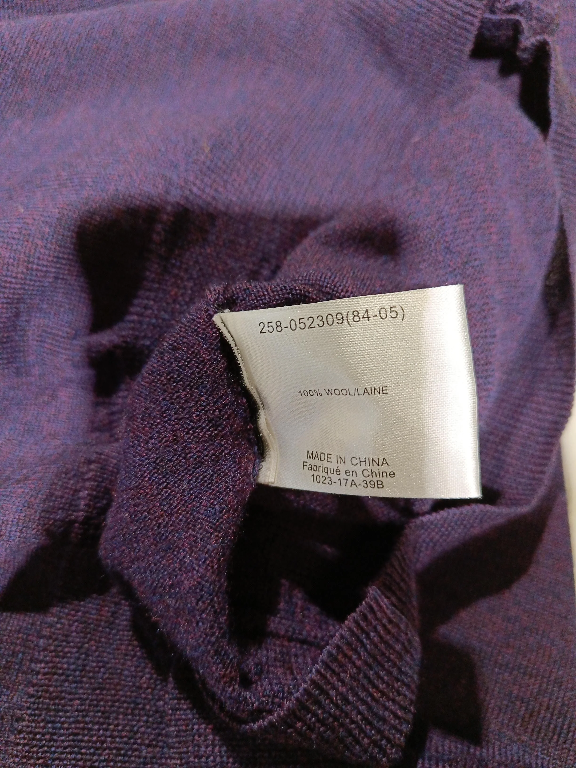 Uniqlo Women's Cardigan L Blue 100% Wool V-Neck Cardigan - Image 6