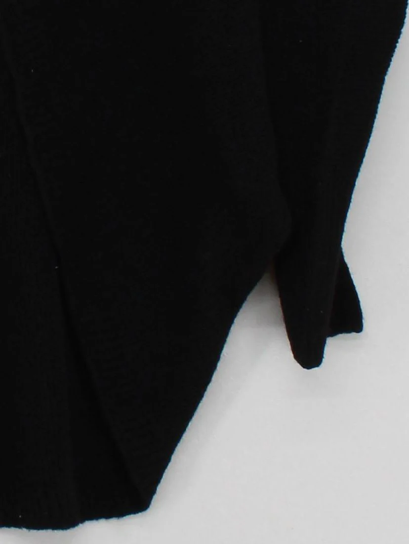 Uniqlo Women's Cardigan S Black 100% Other V-Neck Cardigan - Image 4