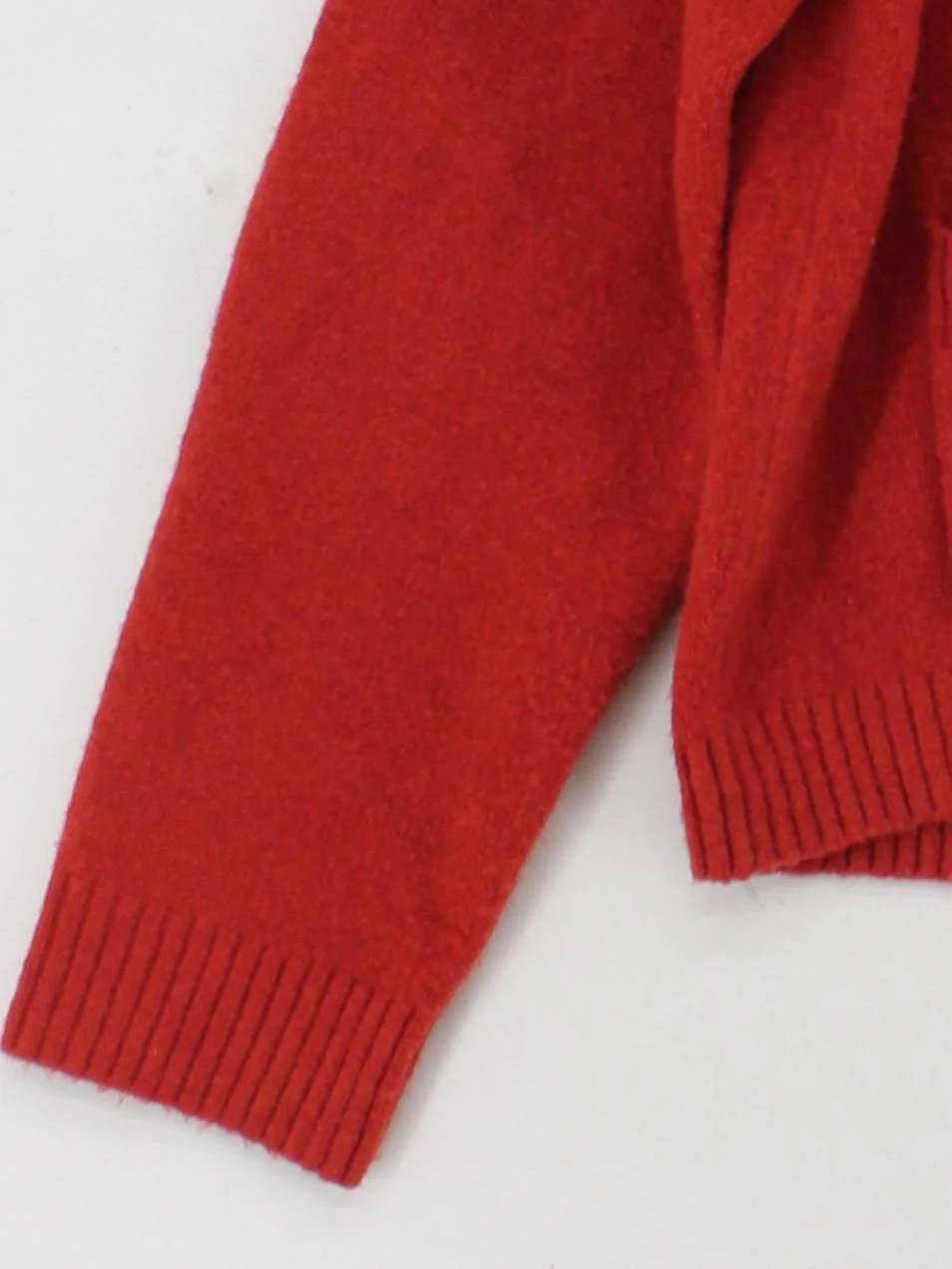 Uniqlo Women's Cardigan S Red Acrylic with Polyamide, Wool, Elastane Cardigan - Image 4
