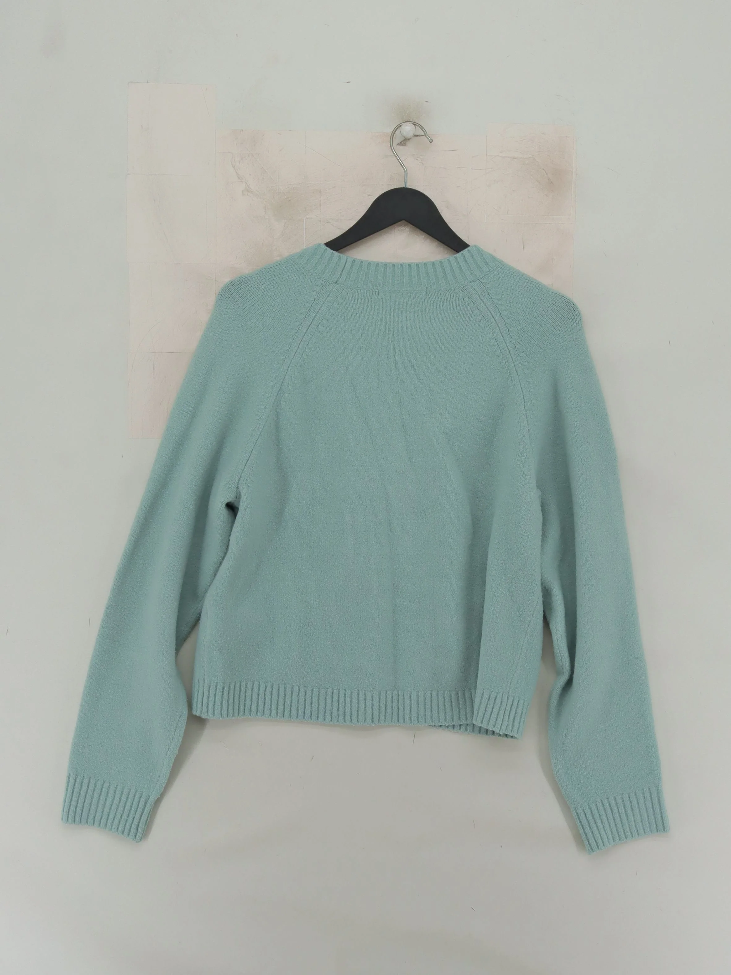 Uniqlo Women's Cardigan XS Blue 100% Acrylic V-Neck Cardigan - Image 2