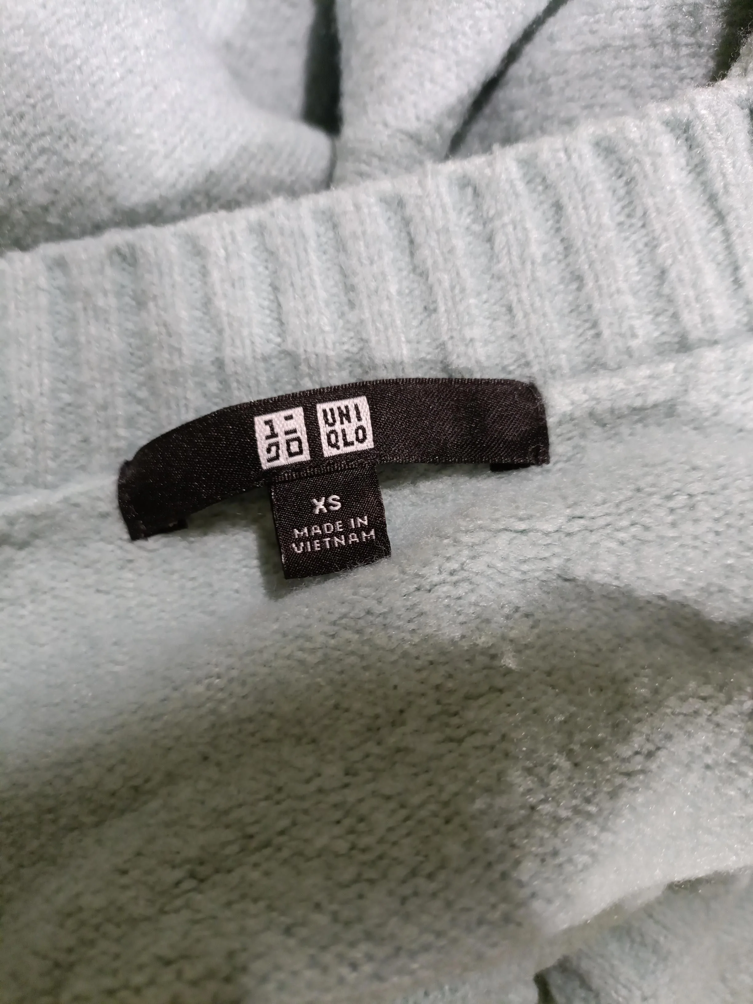 Uniqlo Women's Cardigan XS Blue 100% Acrylic V-Neck Cardigan - Image 5