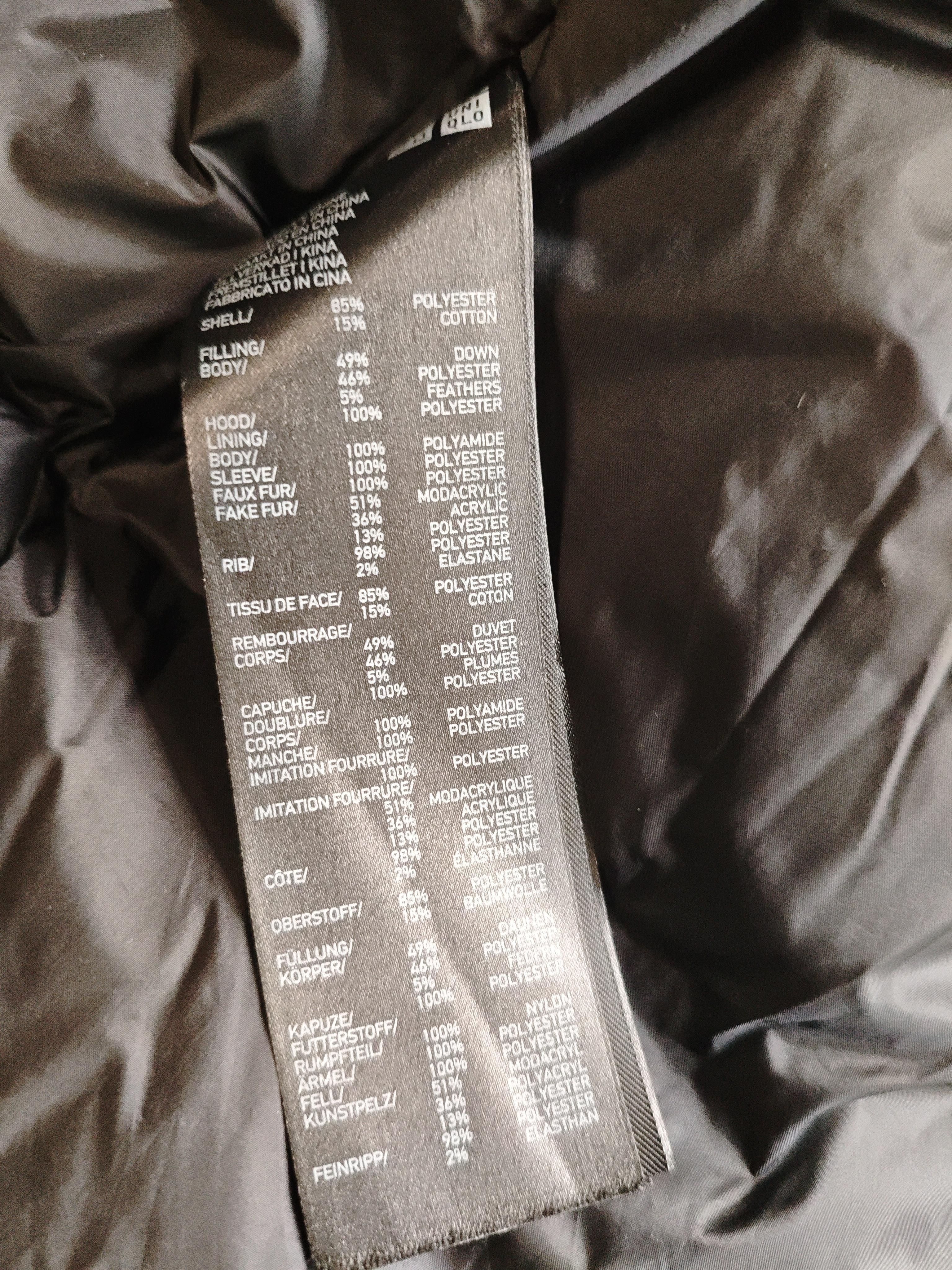 Uniqlo Women's Coat L Black Polyester - Image 6