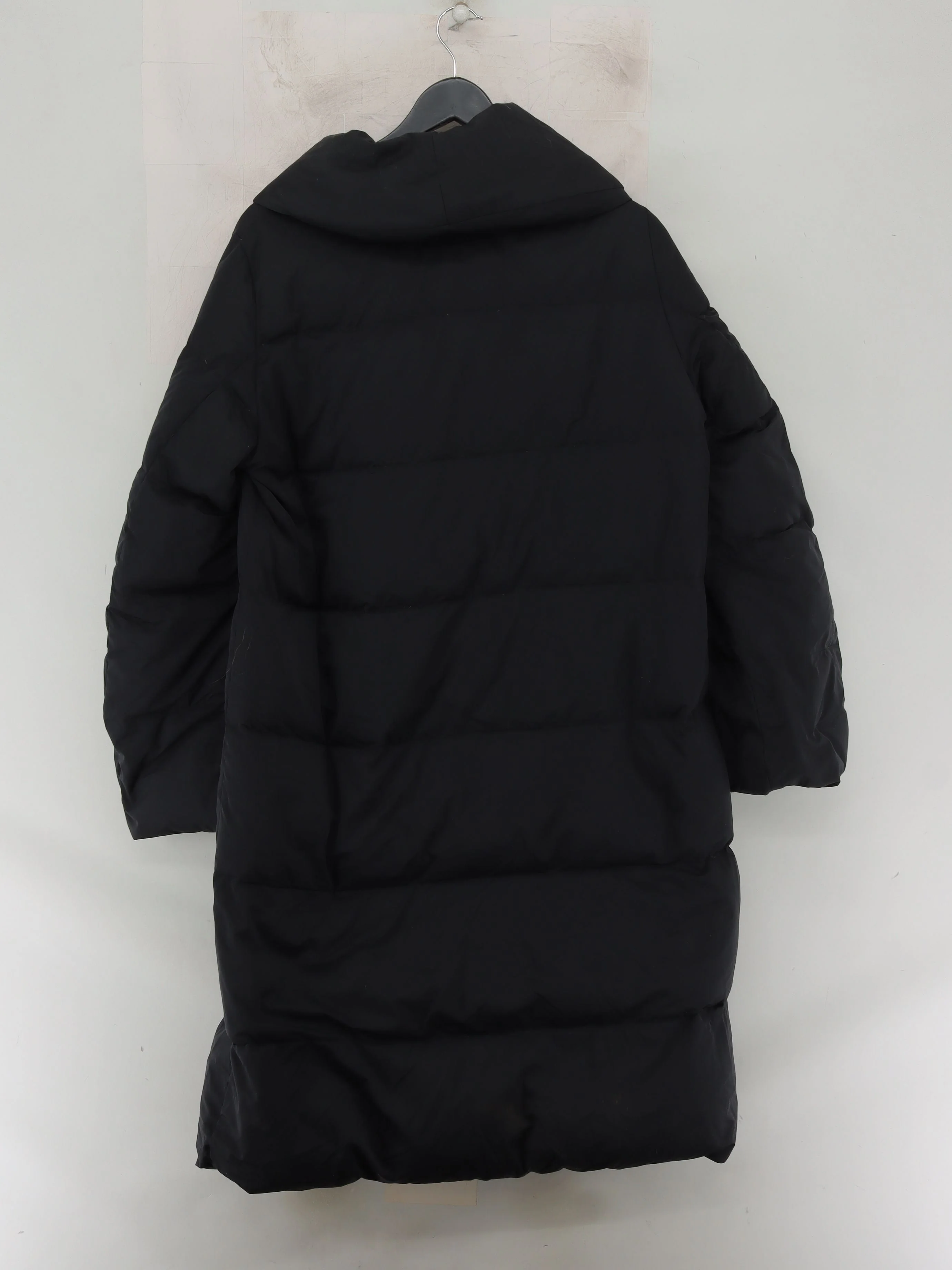 Uniqlo Women's Coat M Black Polyester with Other Puffer Jacket - Image 2