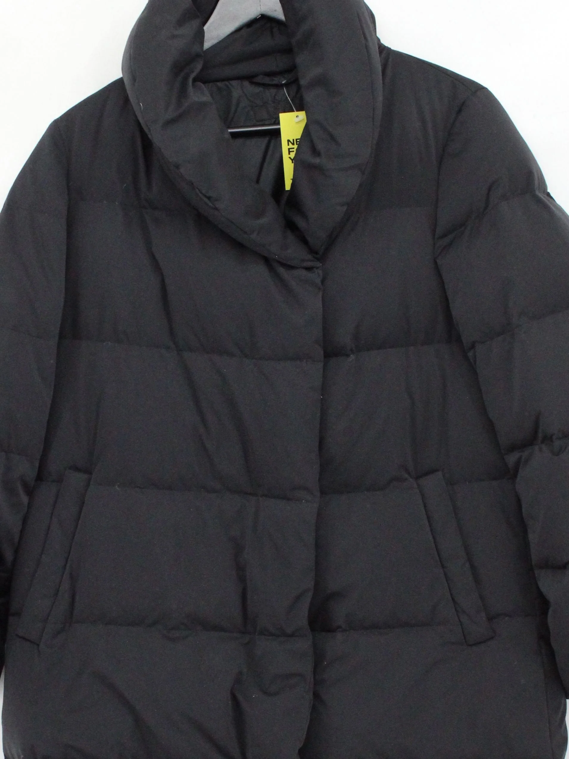 Uniqlo Women's Coat S Black Polyester with Other Puffer Jacket - Image 3