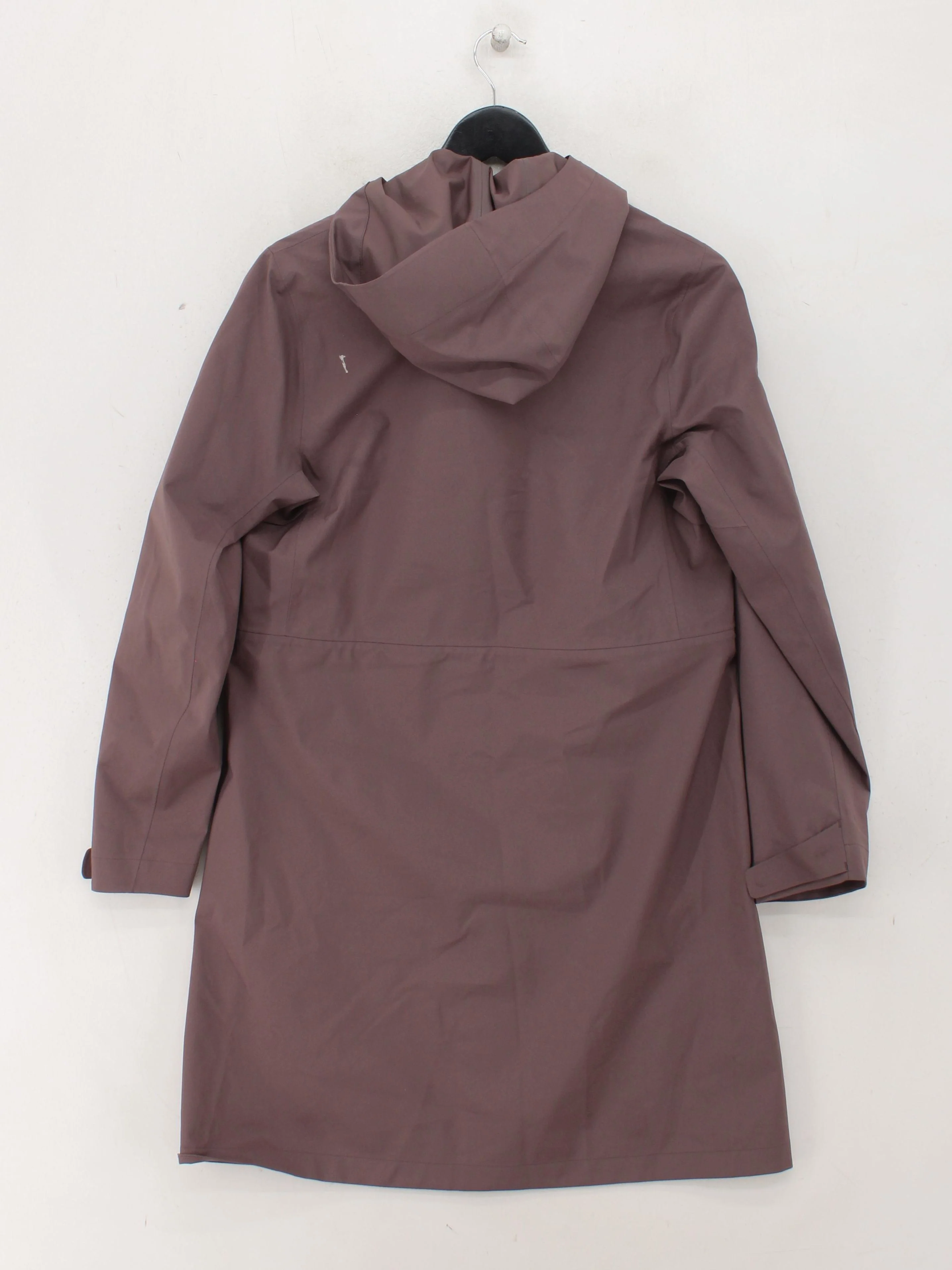 Uniqlo Women's Coat S Brown 100% Polyester Rain Coat - Image 2
