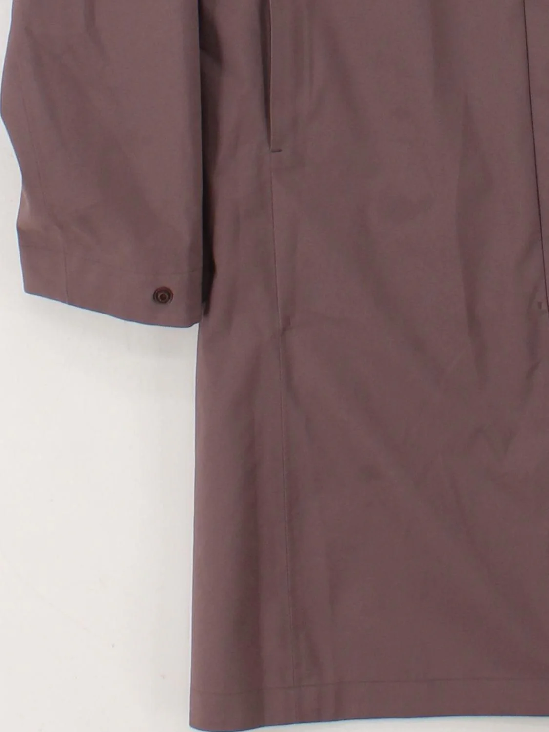Uniqlo Women's Coat S Brown 100% Polyester Rain Coat - Image 4