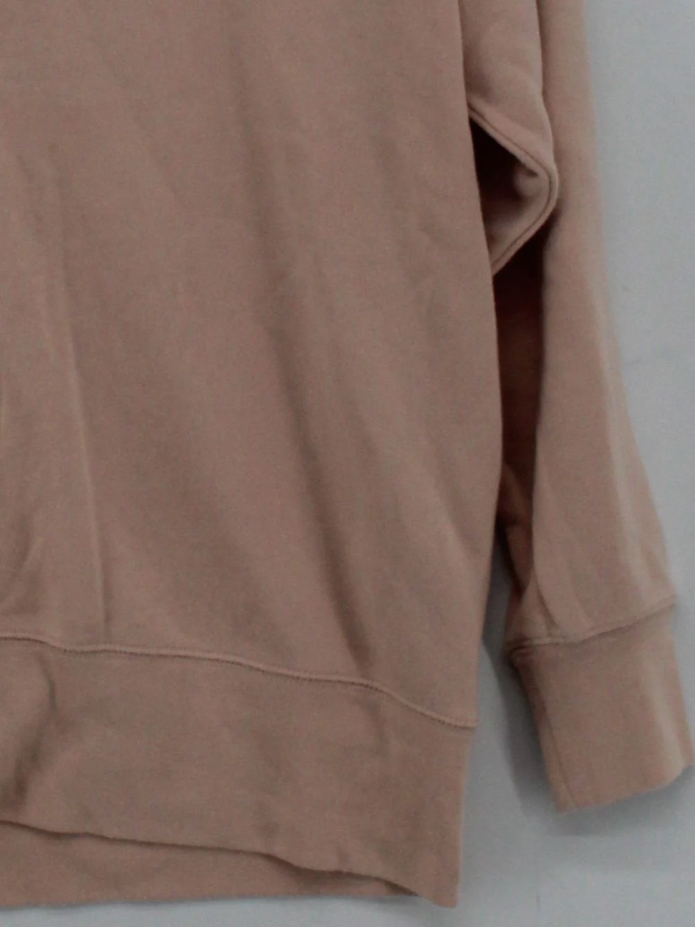 Uniqlo Women's Hoodie S Cream Cotton with Polyester Pullover - Image 4