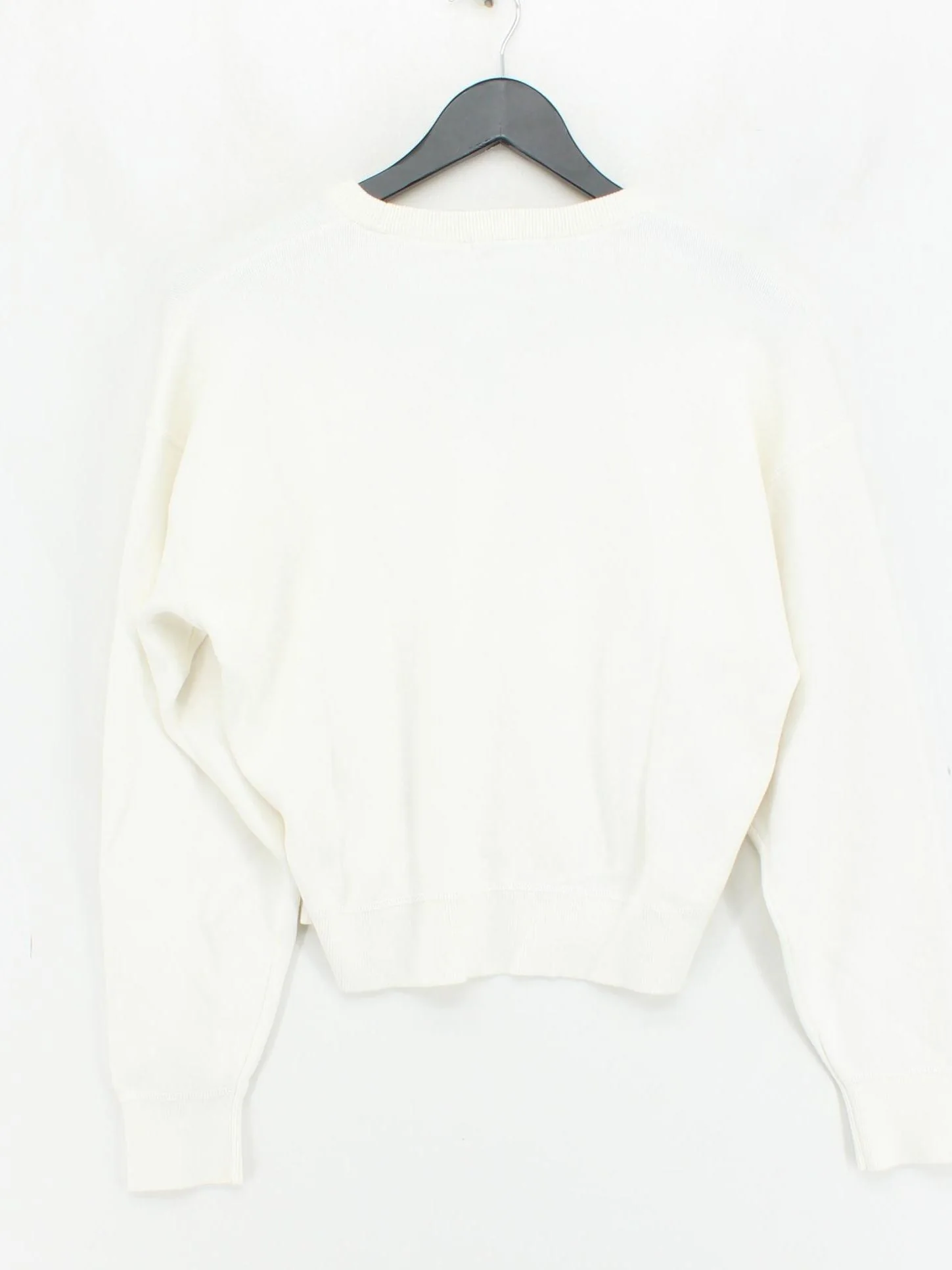 Uniqlo Women's Hoodie S White 100% Other Pullover - Image 2
