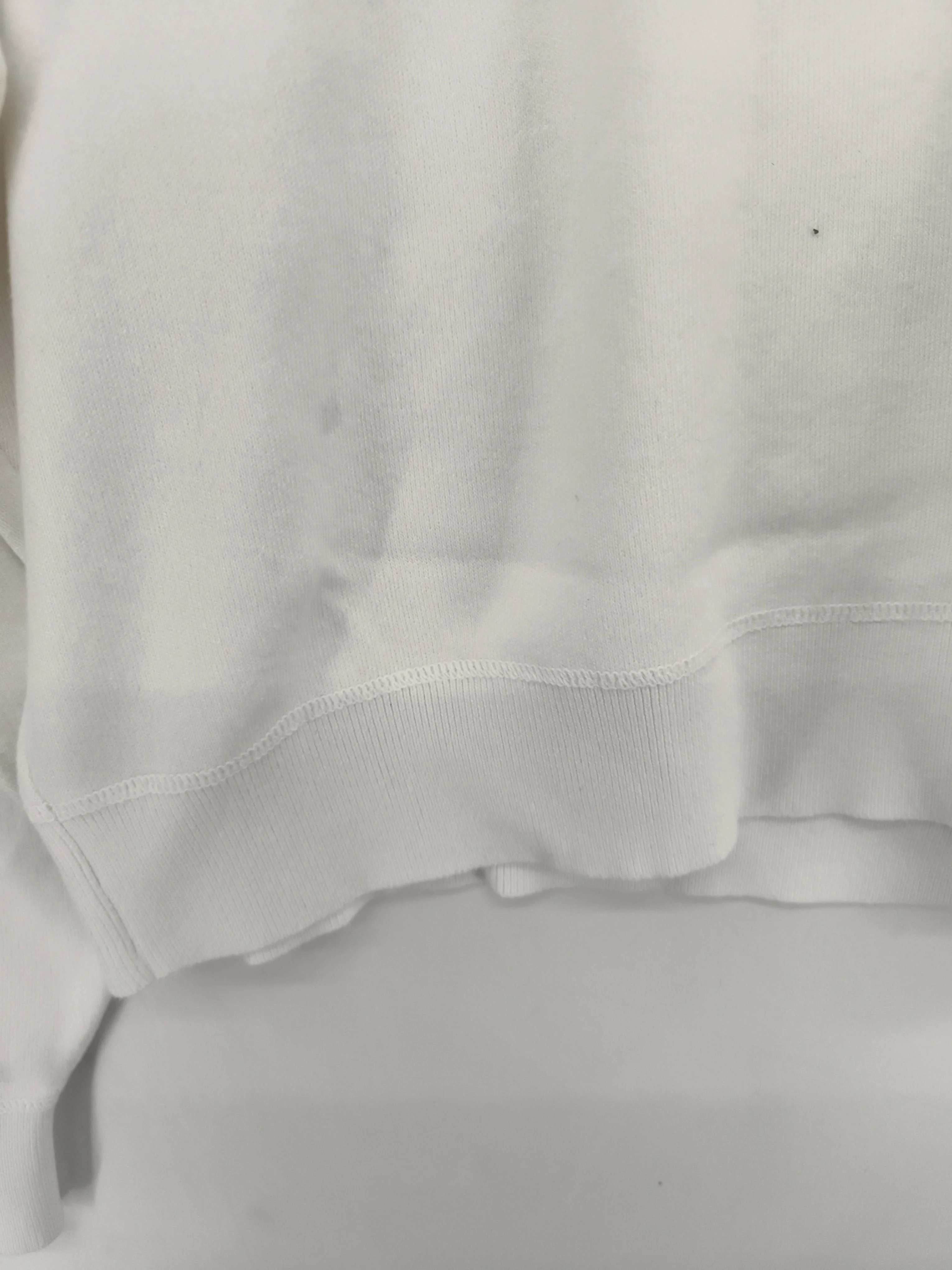 Uniqlo Women's Hoodie S White 100% Other Pullover - Image 5