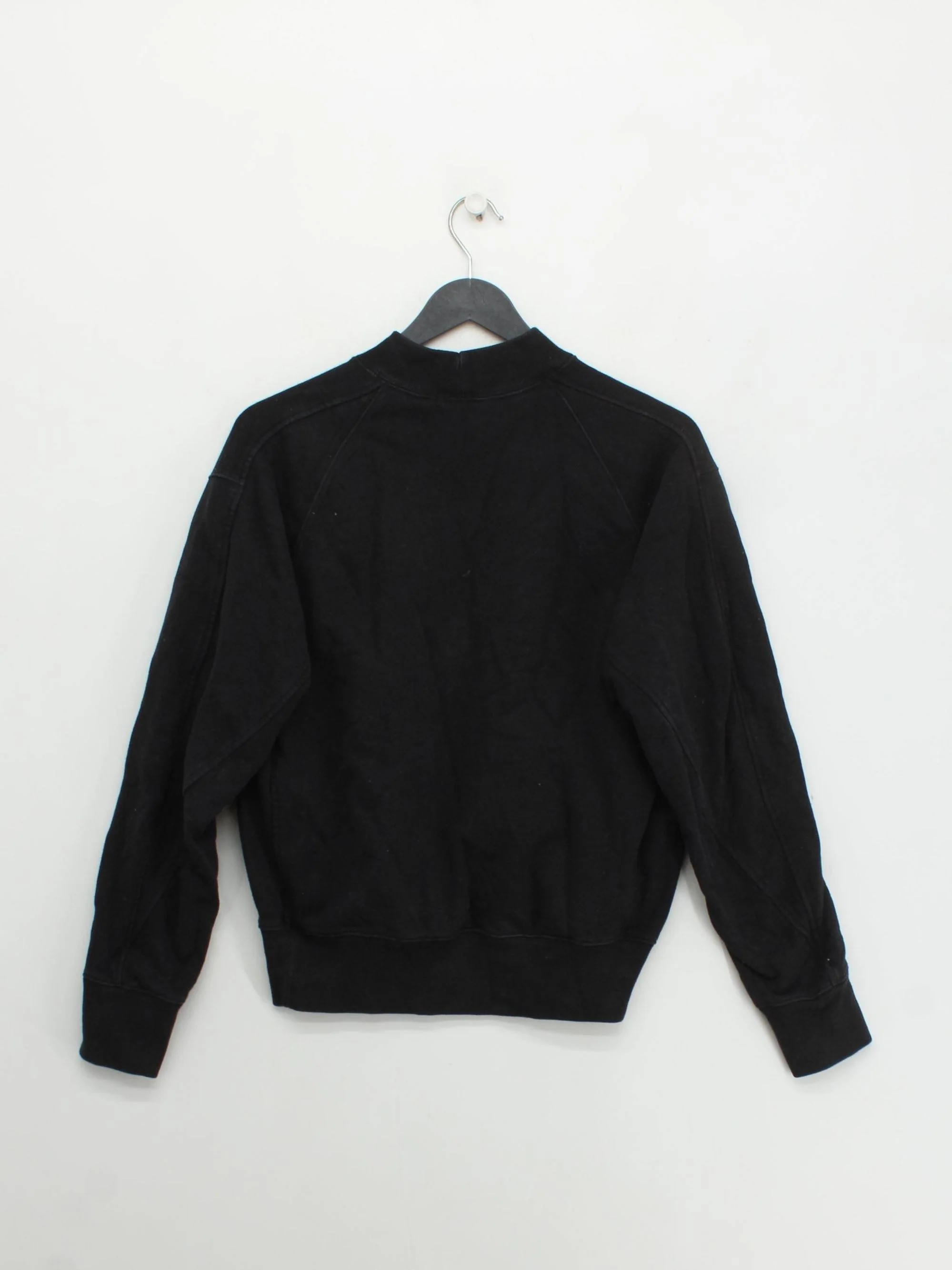 Uniqlo Women's Hoodie XS Black Cotton with Polyester Pullover - Image 2