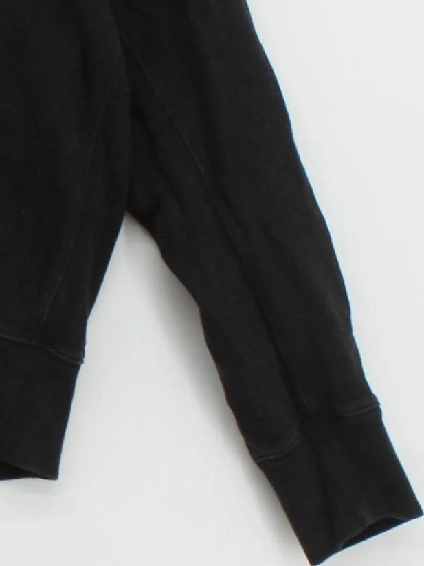 Uniqlo Women's Hoodie XS Black Cotton with Polyester Pullover - Image 4