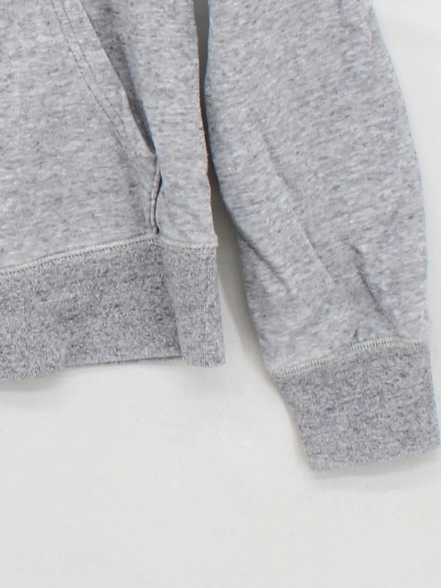 Uniqlo Women's Hoodie XS Grey Cotton with Polyester Pullover - Image 4