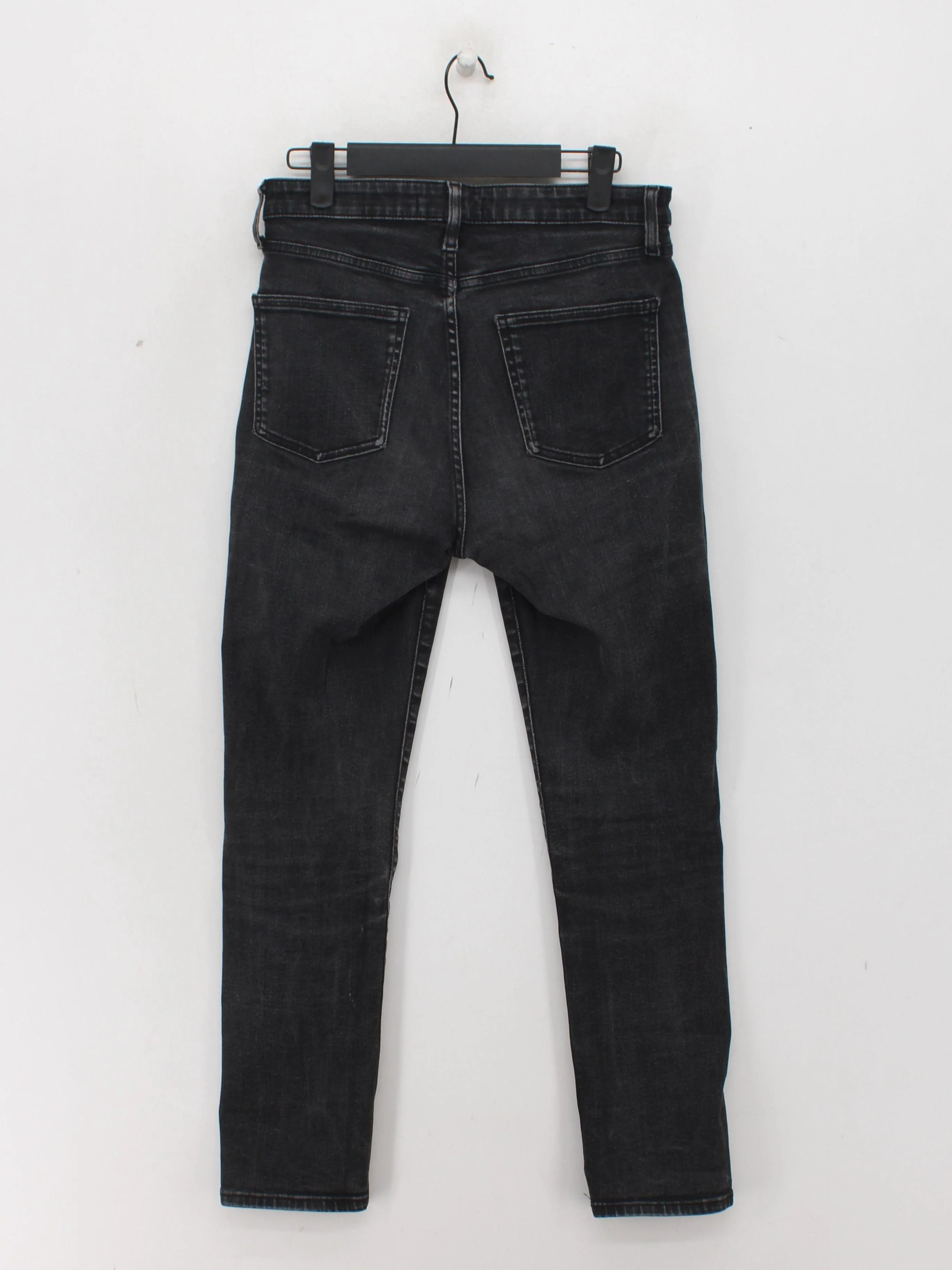 Uniqlo Women's Jeans S Black 100% Cotton Skinny - Image 2