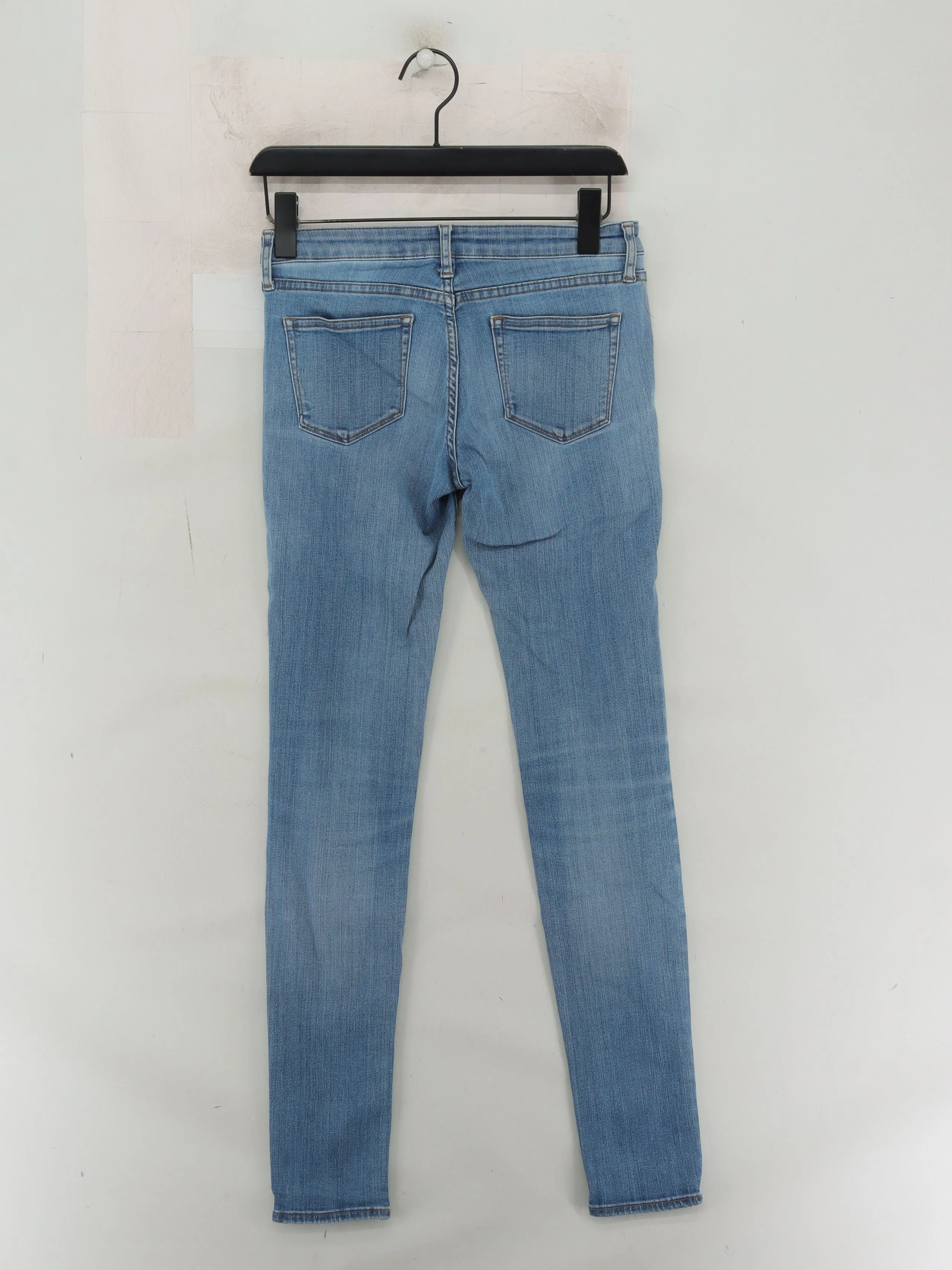 Uniqlo Women's Jeans W 24 in Blue Cotton with Polyester, Elastane Skinny - Image 2