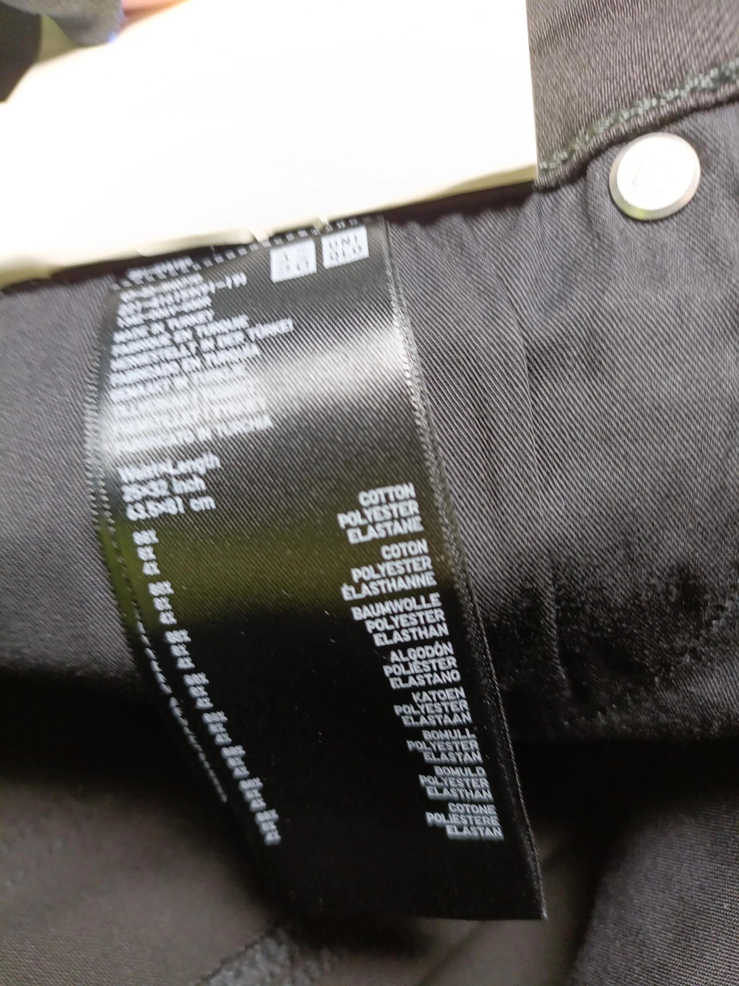 Uniqlo Women's Jeans W 25 in Black Cotton New with tags - Image 6