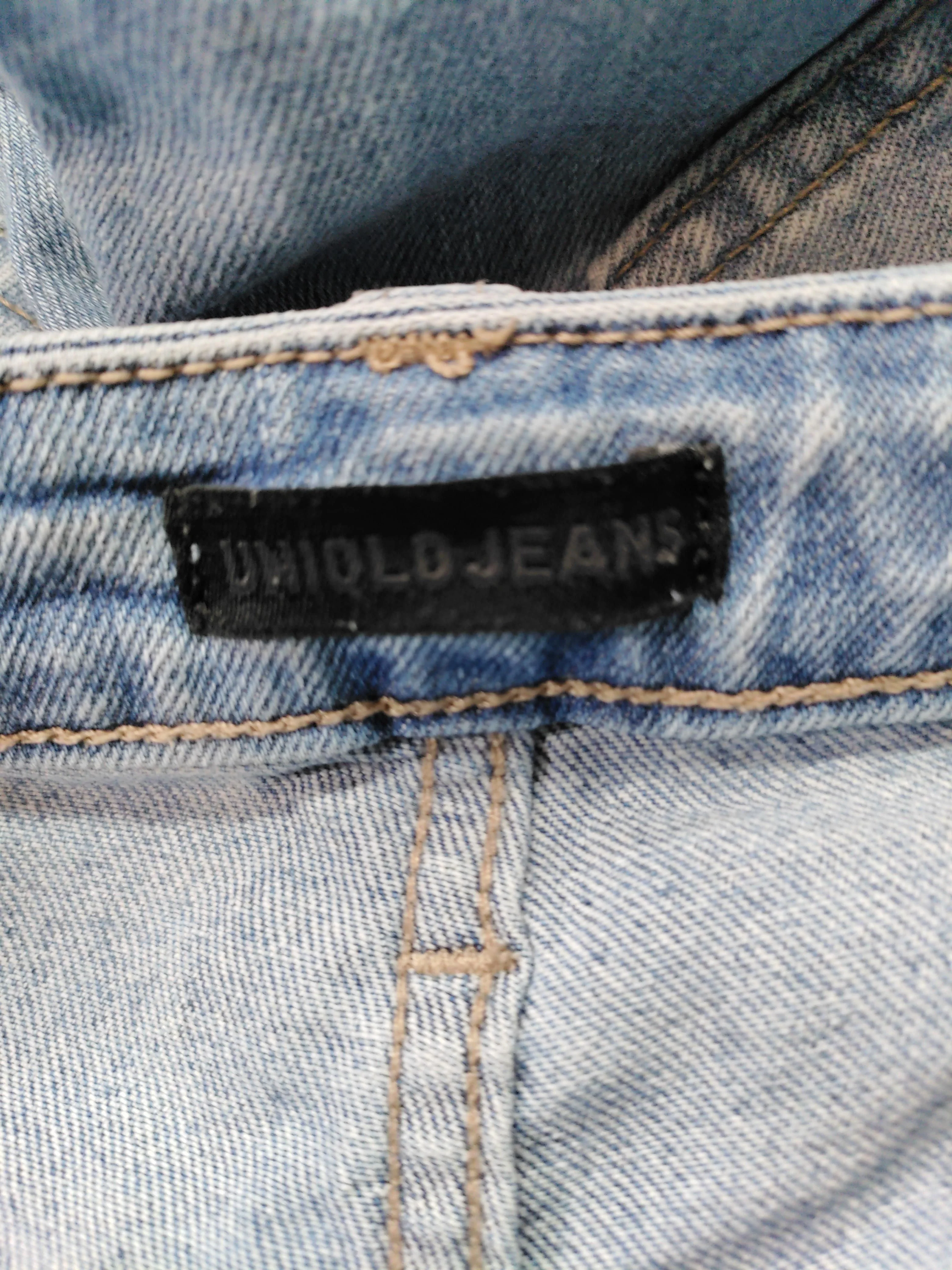 Uniqlo Women's Jeans W 25 in Blue Cotton with Elastane, Polyester Straight - Image 5