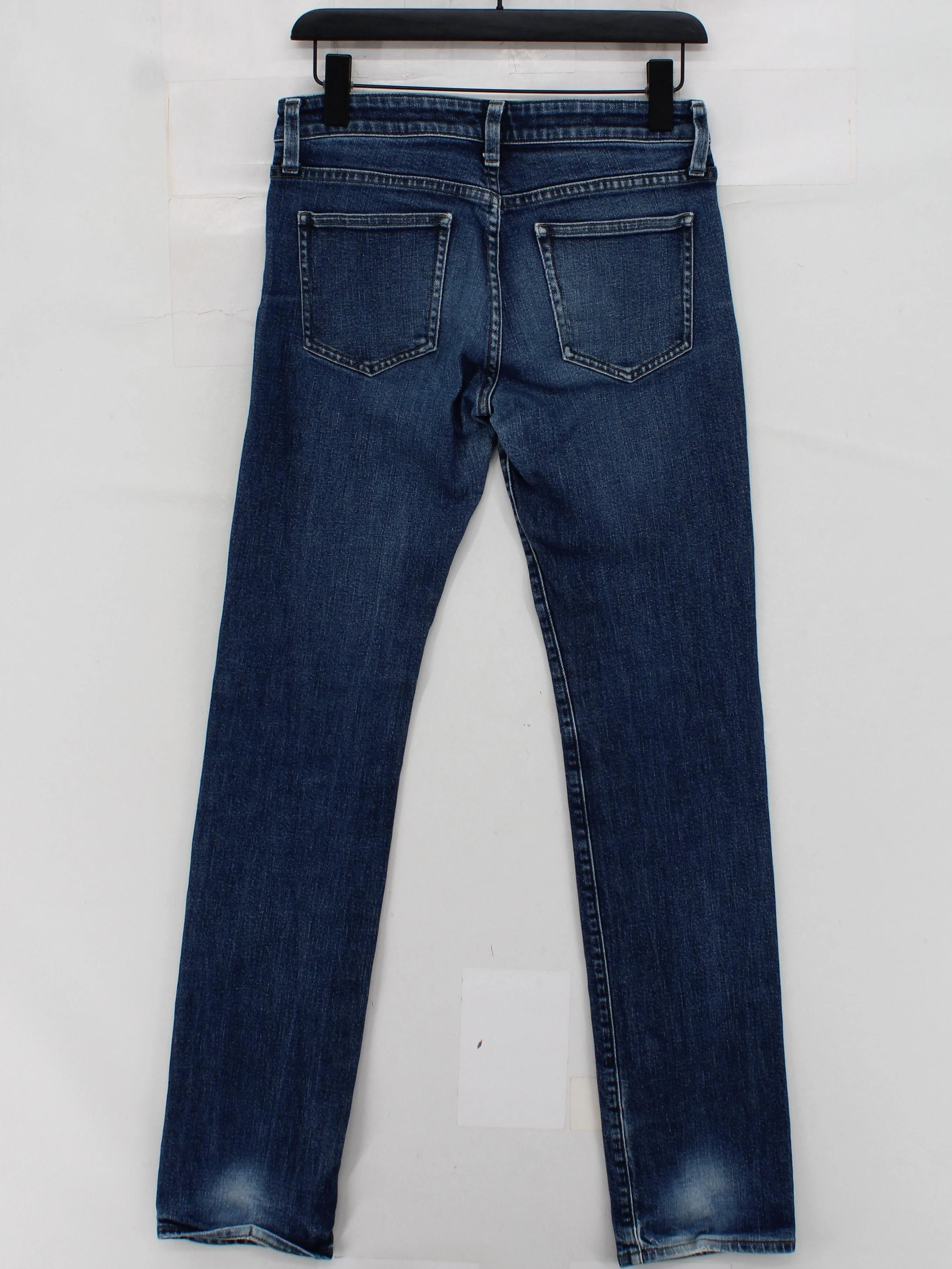 Uniqlo Women's Jeans W 26 in; L 33 in Blue Cotton with Elastane Skinny - Image 2