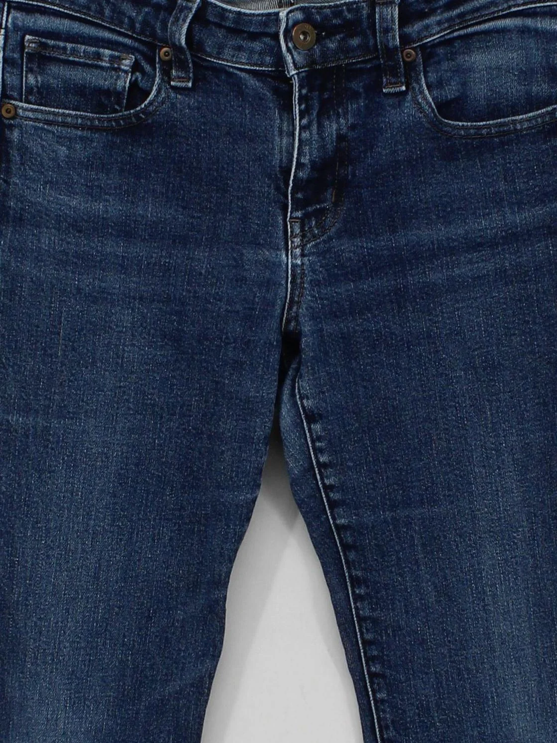 Uniqlo Women's Jeans W 26 in; L 33 in Blue Cotton with Elastane Skinny - Image 3