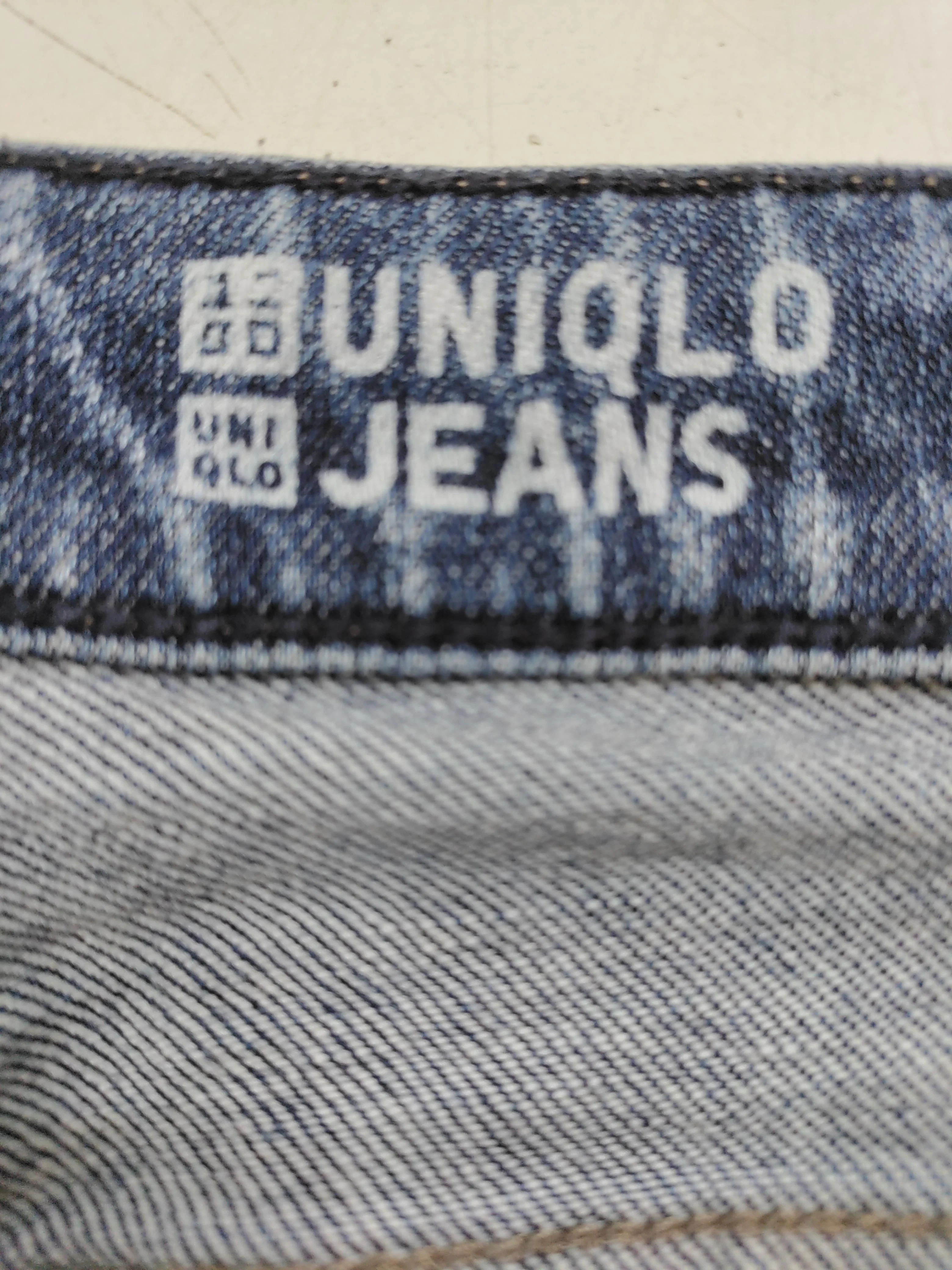 Uniqlo Women's Jeans W 26 in; L 33 in Blue Cotton with Elastane Skinny - Image 5