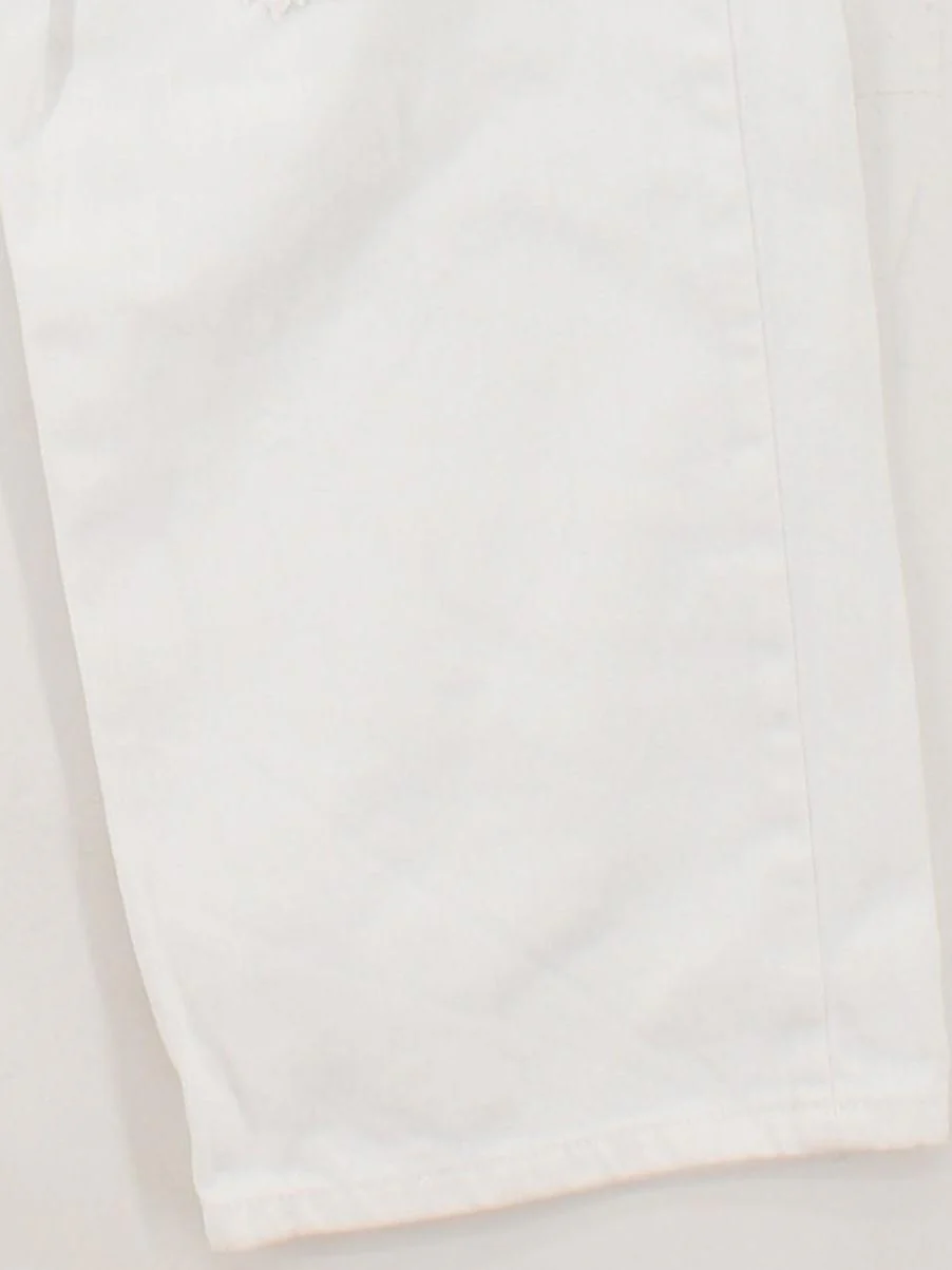 Uniqlo Women's Jeans W 26 in White 100% Cotton Cropped - Image 4