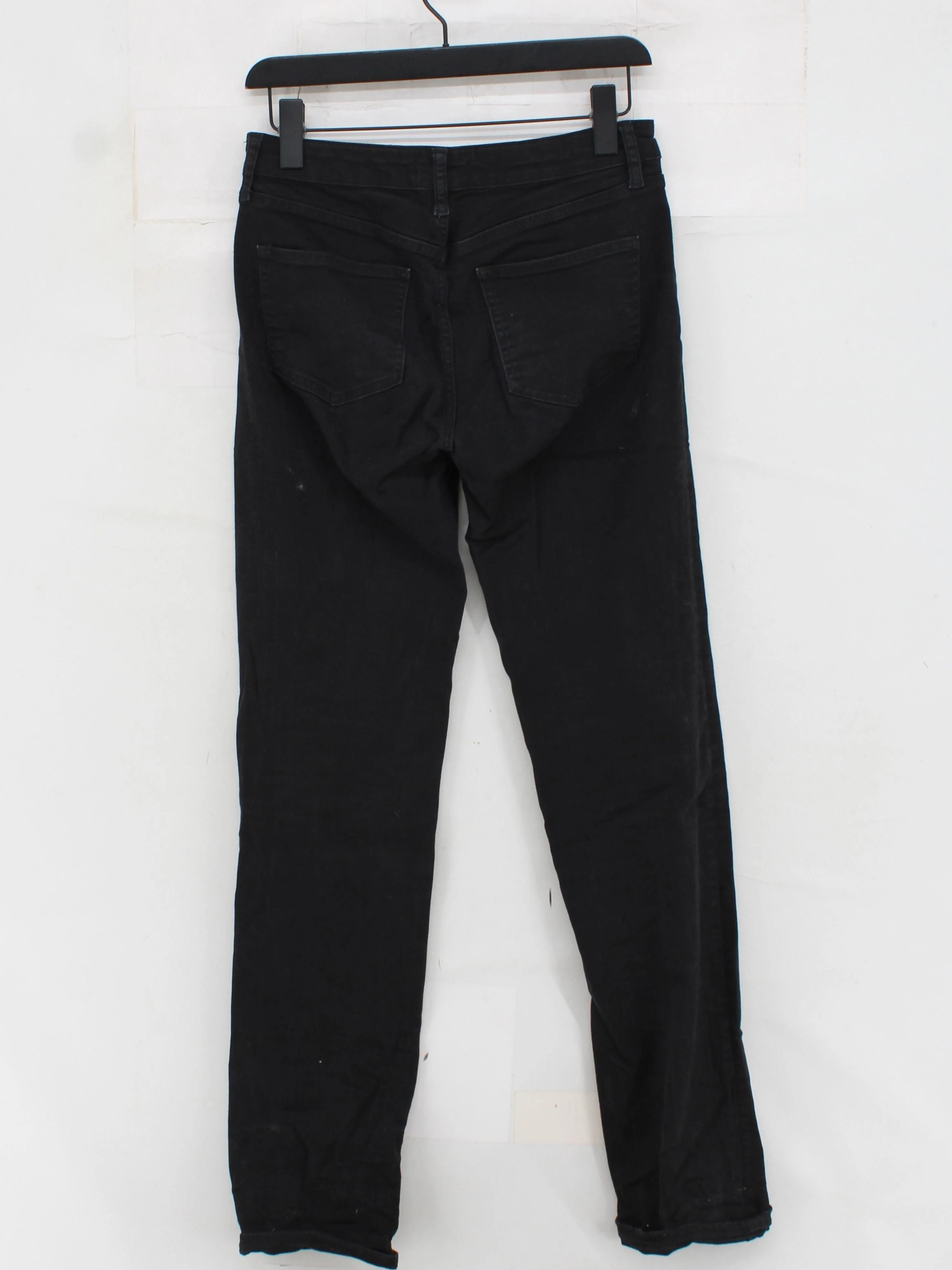 Uniqlo Women's Jeans W 27 in Black Cotton - Image 2