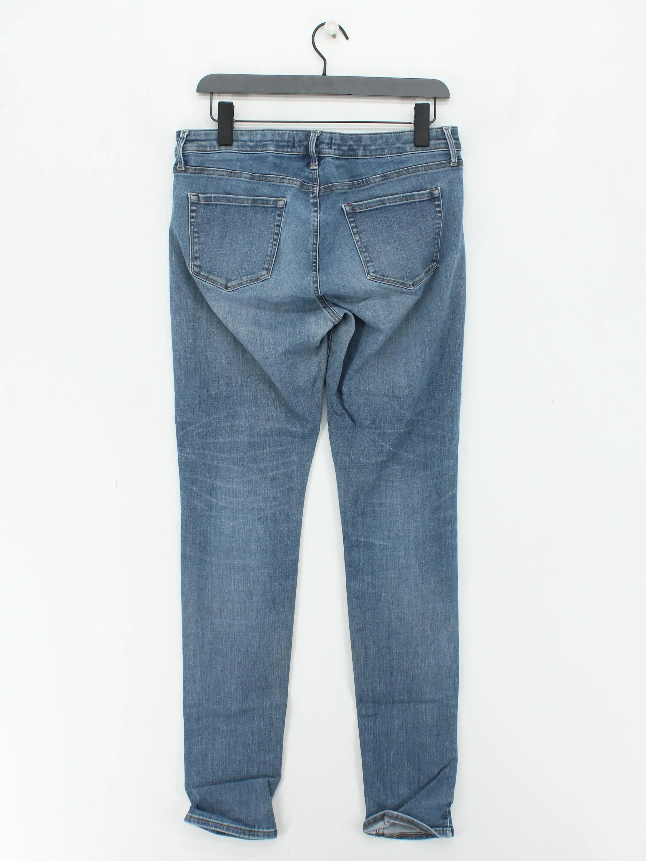 Uniqlo Women's Jeans W 30 in Blue Cotton - Image 2