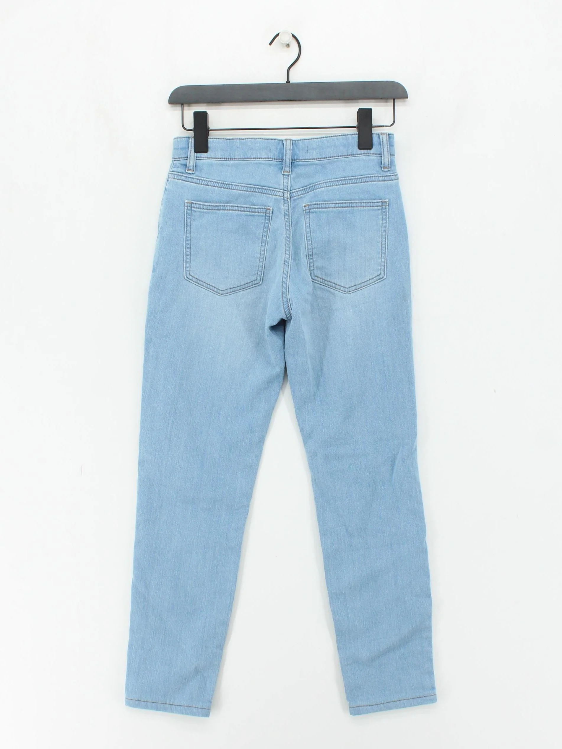 Uniqlo Women's Jeans XS Blue Cotton with Viscose, Polyester, Elastane Skinny - Image 2