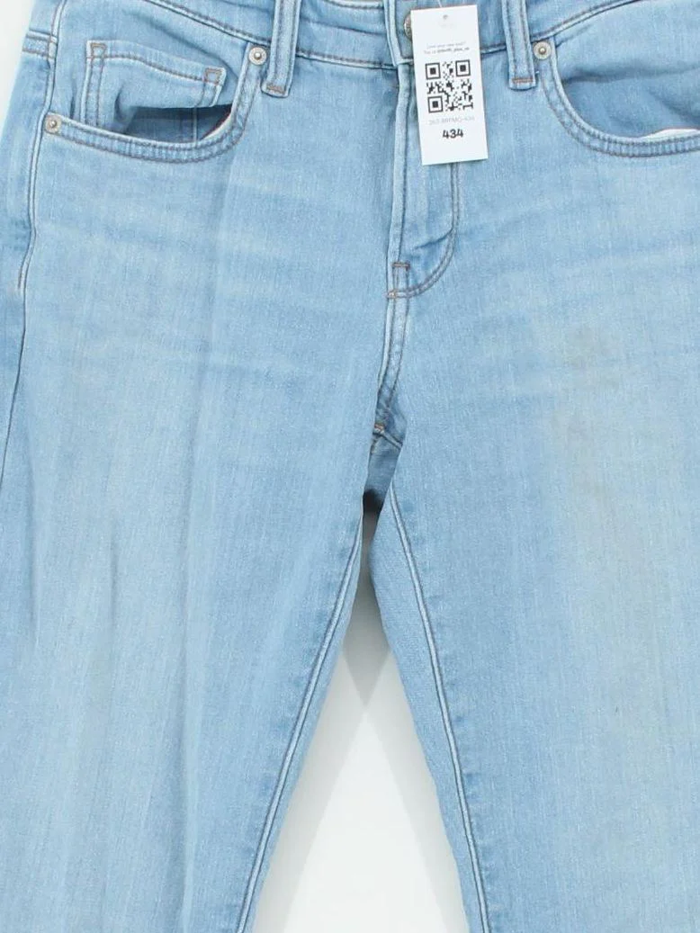 Uniqlo Women's Jeans XS Blue Cotton with Viscose, Polyester, Elastane Skinny - Image 3