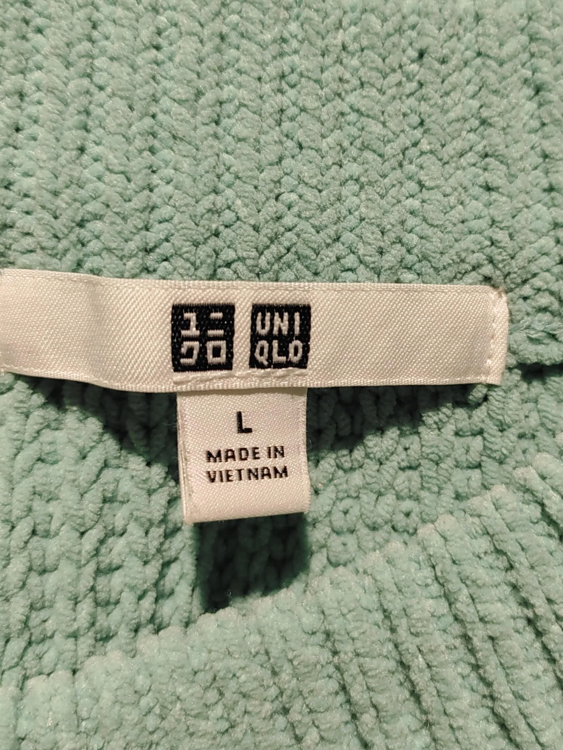 Uniqlo Women's Jumper L Blue 100% Other Crew Neck Pullover - Image 5