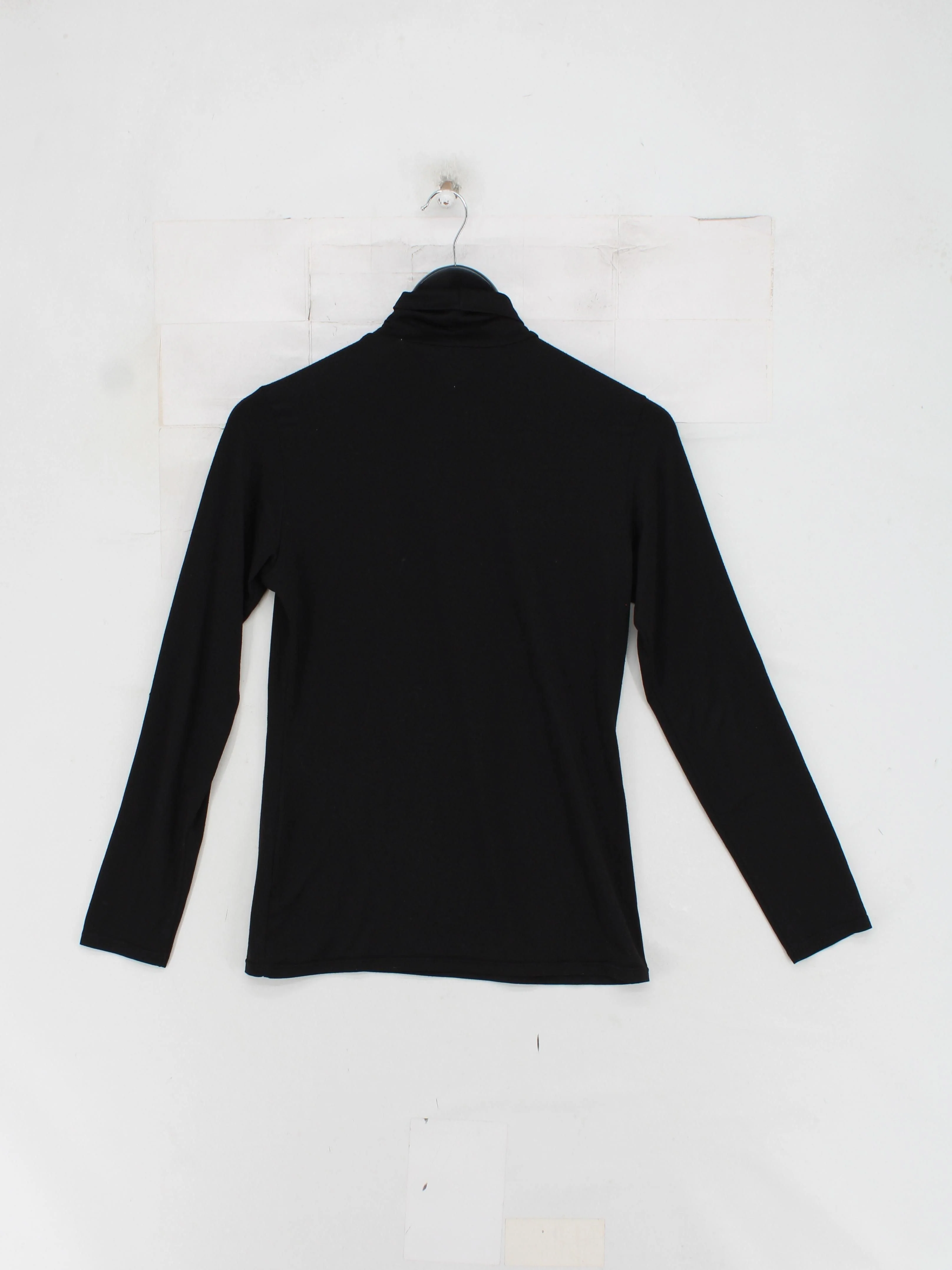 Uniqlo Women's Jumper M Black Polyester with Acrylic, Elastane Pullover - Image 2