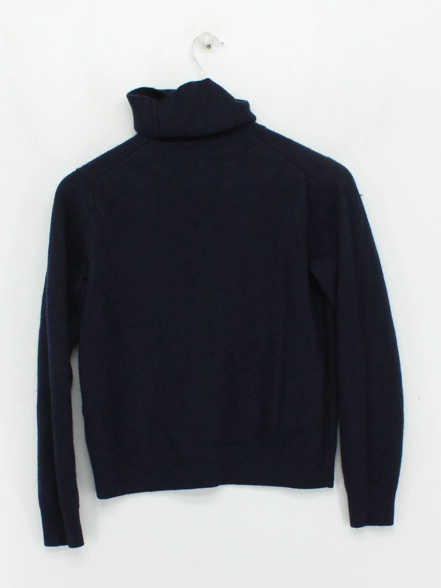 Uniqlo Women's Jumper M Blue 100% Other Roll Neck Pullover - Image 2