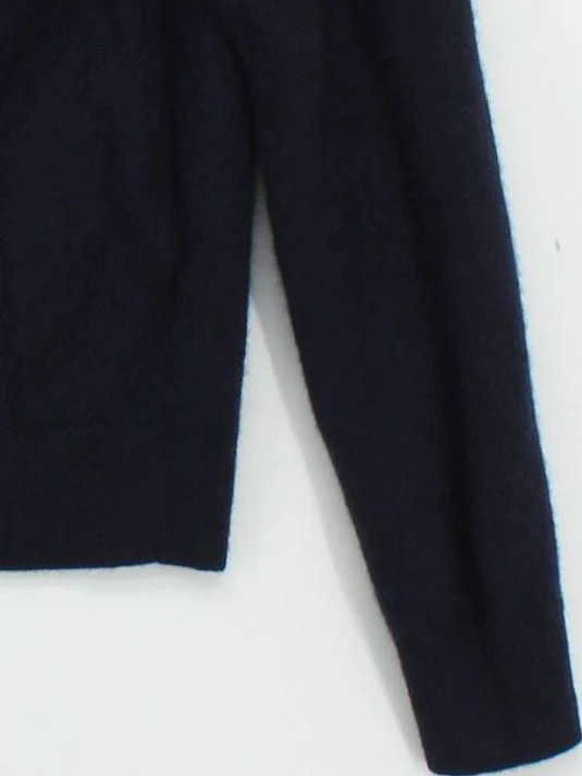 Uniqlo Women's Jumper M Blue 100% Other Roll Neck Pullover - Image 4
