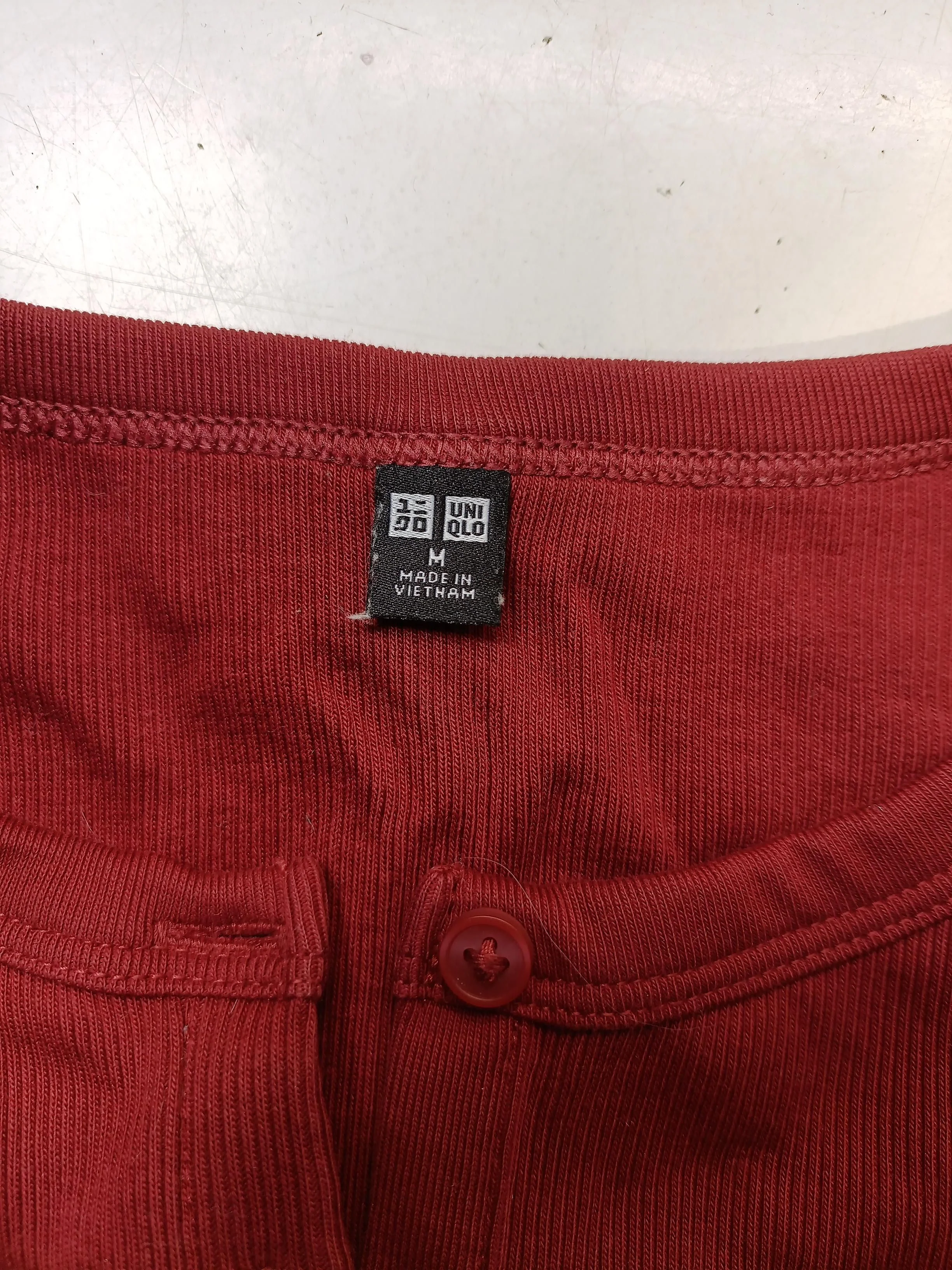 Uniqlo Women's Jumper M Red 100% Other Crew Neck Pullover - Image 5