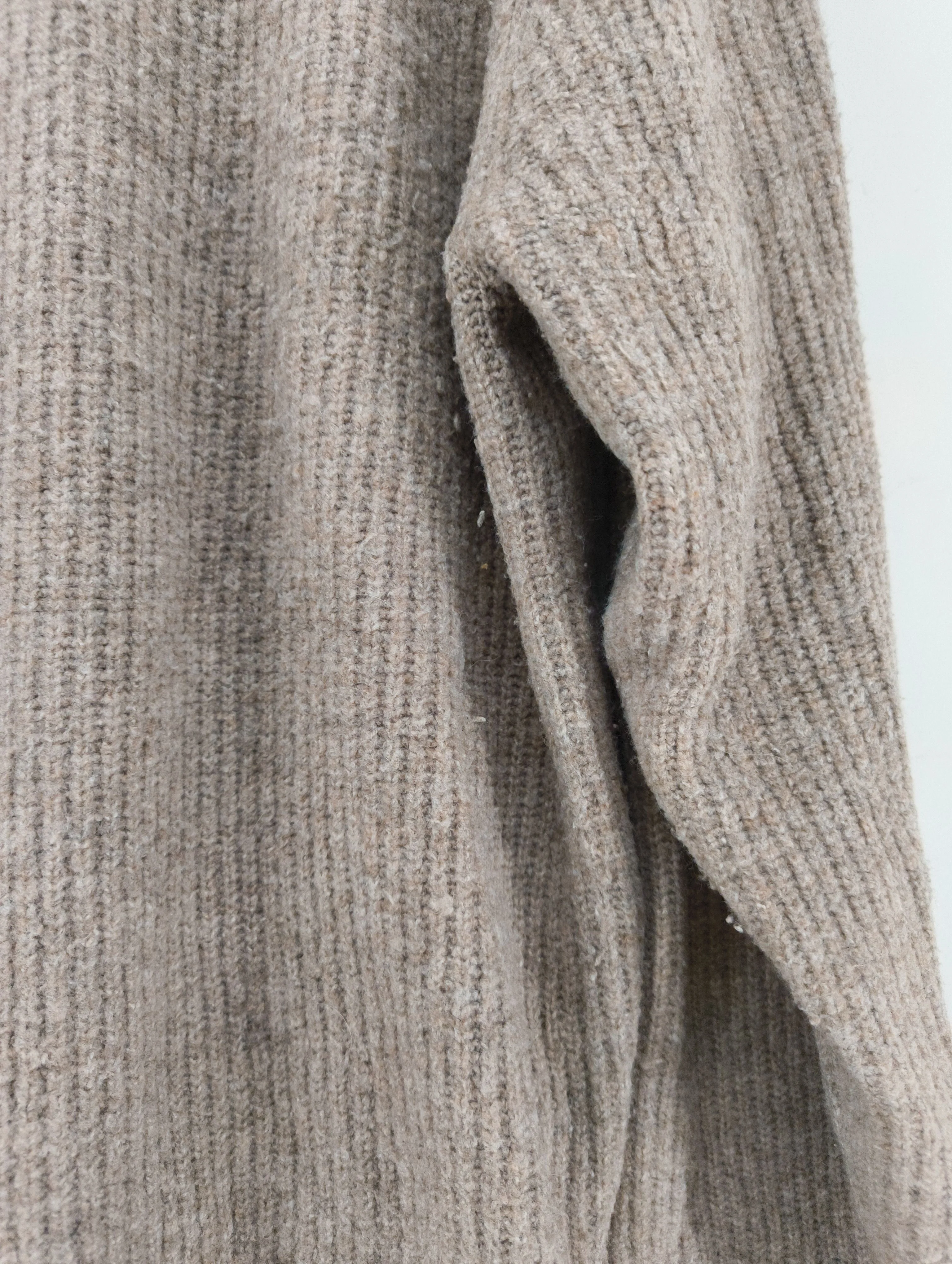 Uniqlo Women's Jumper S Brown Acrylic with Polyamide, Wool, Elastane Pullover - Image 5