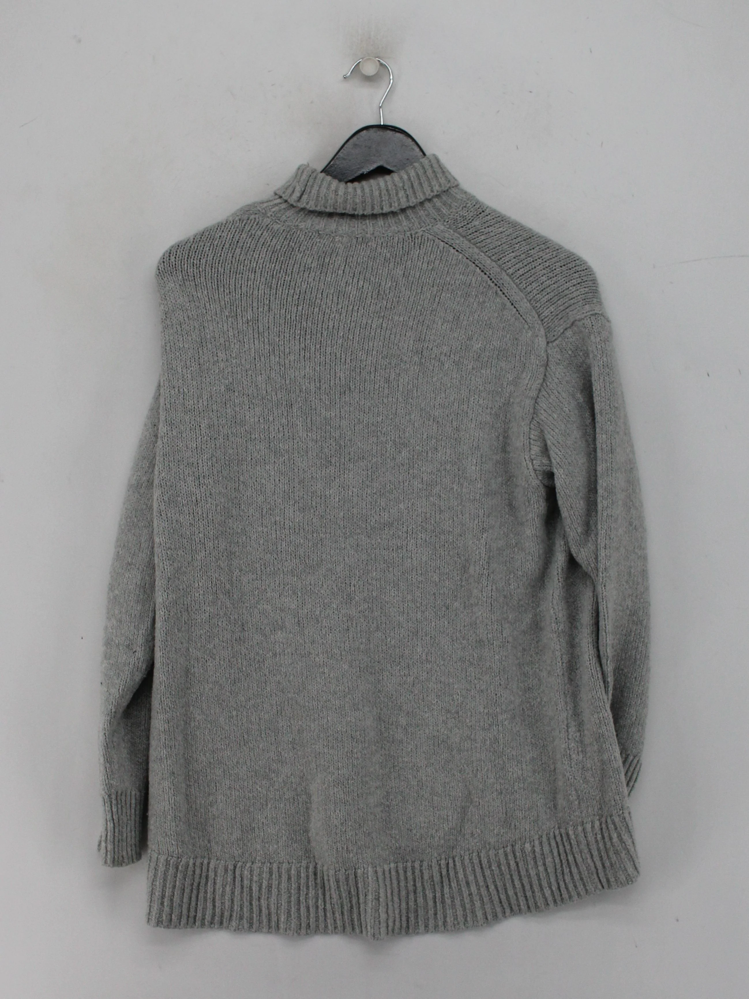 Uniqlo Women's Jumper S Grey Cotton - Image 2