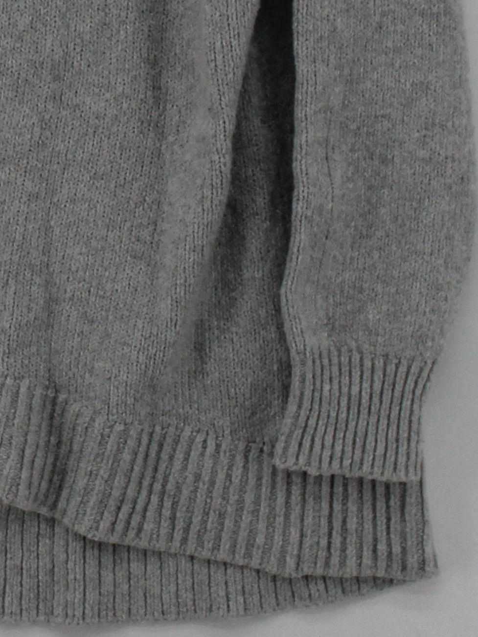 Uniqlo Women's Jumper S Grey Cotton - Image 4