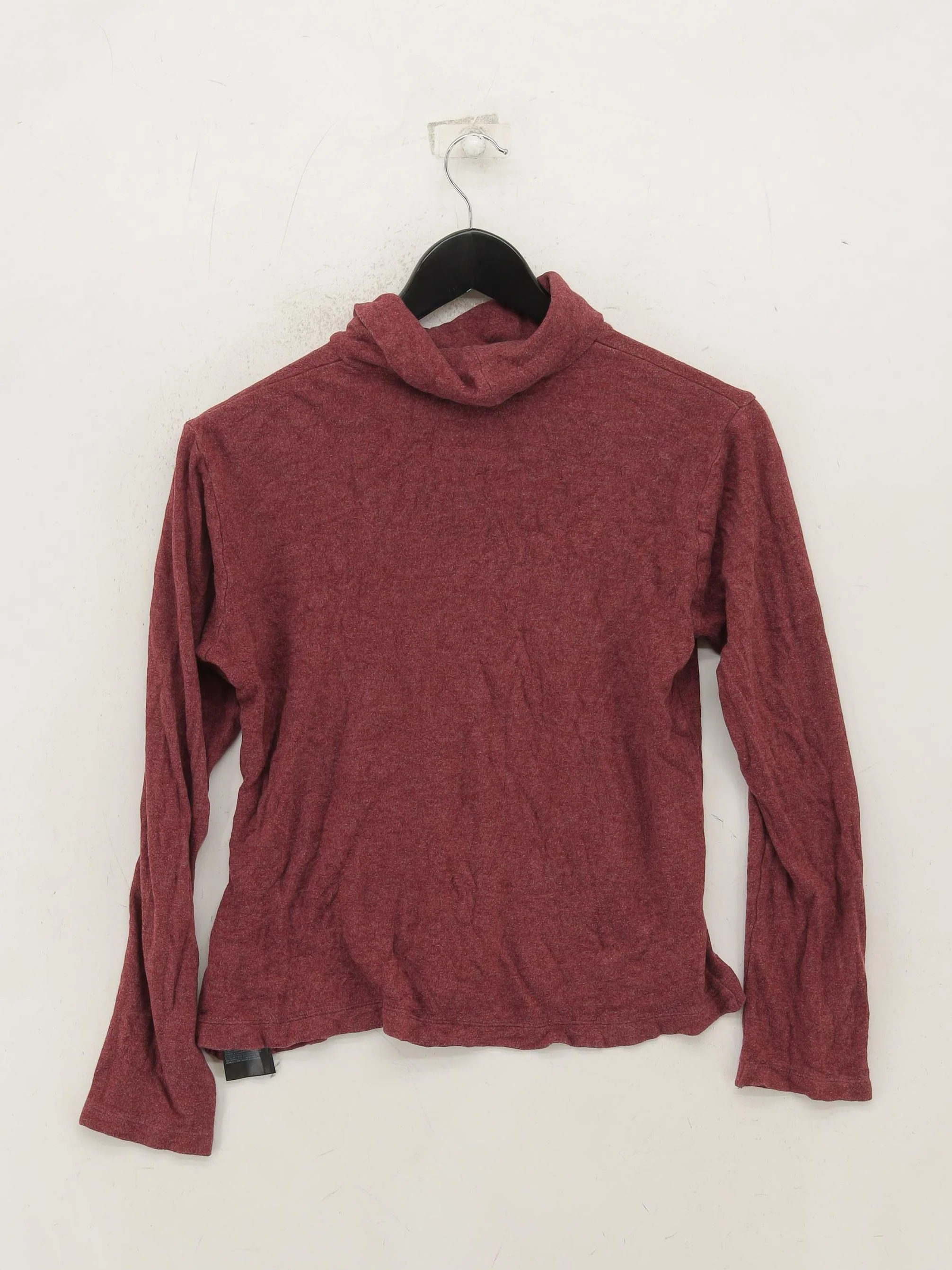 Uniqlo Women's Jumper S Red Acrylic with Viscose Roll Neck Pullover - Image 2